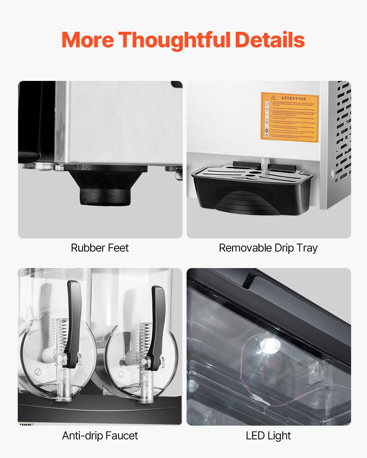 VEVOR 12Lx2 Tank Commercial Slushy Machine Margarita Smoothie Frozen Drink Maker VEVOR 12Lx2 Tank Commercial Slushy Machine Margarita Smoothie Frozen Drink Maker