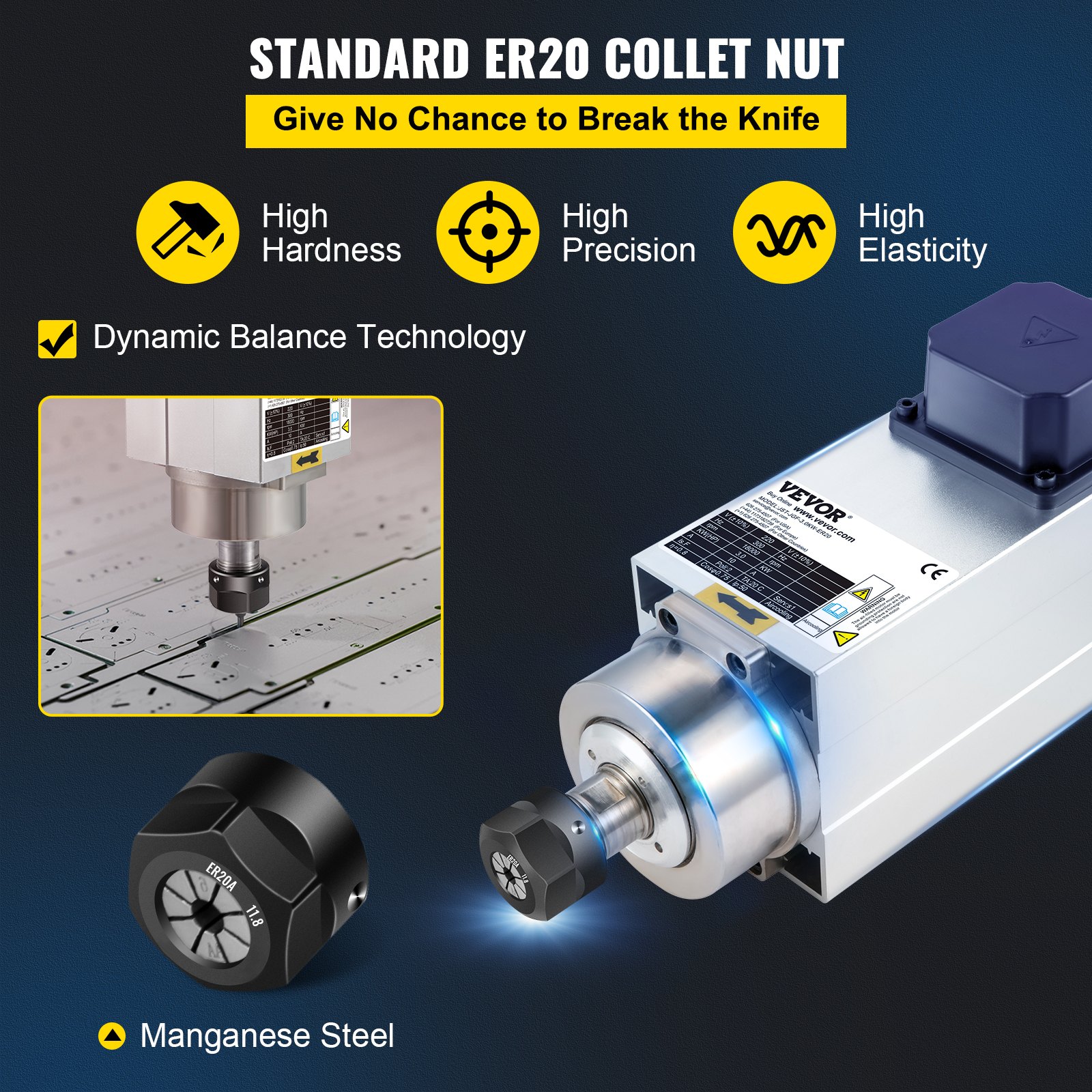 Αερόψυκτος κινητήρας ατράκτου VEVOR 3.0KW 220V CNC Αερόψυκτος άξονας κινητήρας για φρέζα χάραξης CNC Αερόψυκτος κινητήρας ατράκτου VEVOR 3.0KW 220V CNC Αερόψυκτος άξονας κινητήρας για φρέζα χάραξης CNC