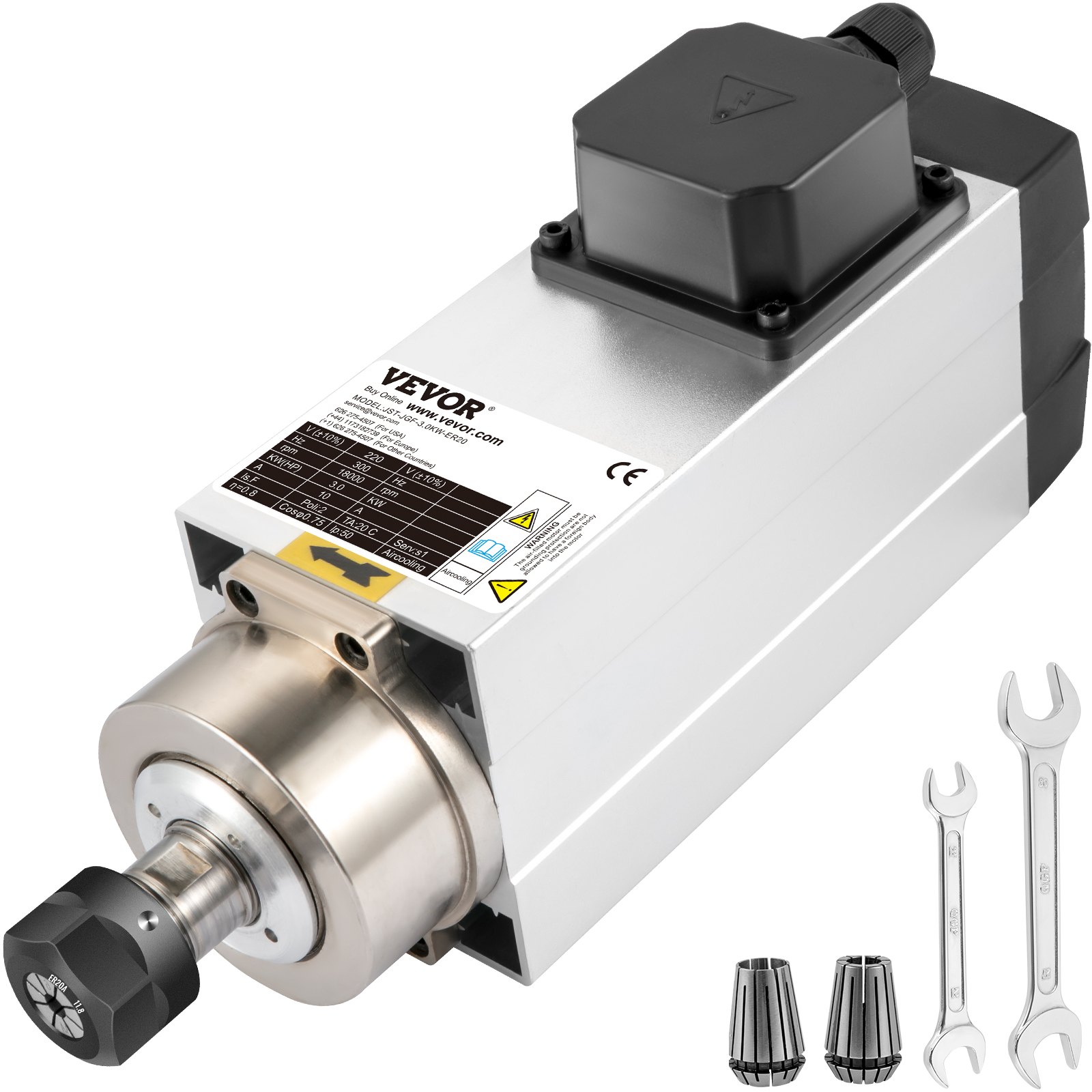 Αερόψυκτος κινητήρας ατράκτου VEVOR 3.0KW 220V CNC Αερόψυκτος άξονας κινητήρας για φρέζα χάραξης CNC Αερόψυκτος κινητήρας ατράκτου VEVOR 3.0KW 220V CNC Αερόψυκτος άξονας κινητήρας για φρέζα χάραξης CNC