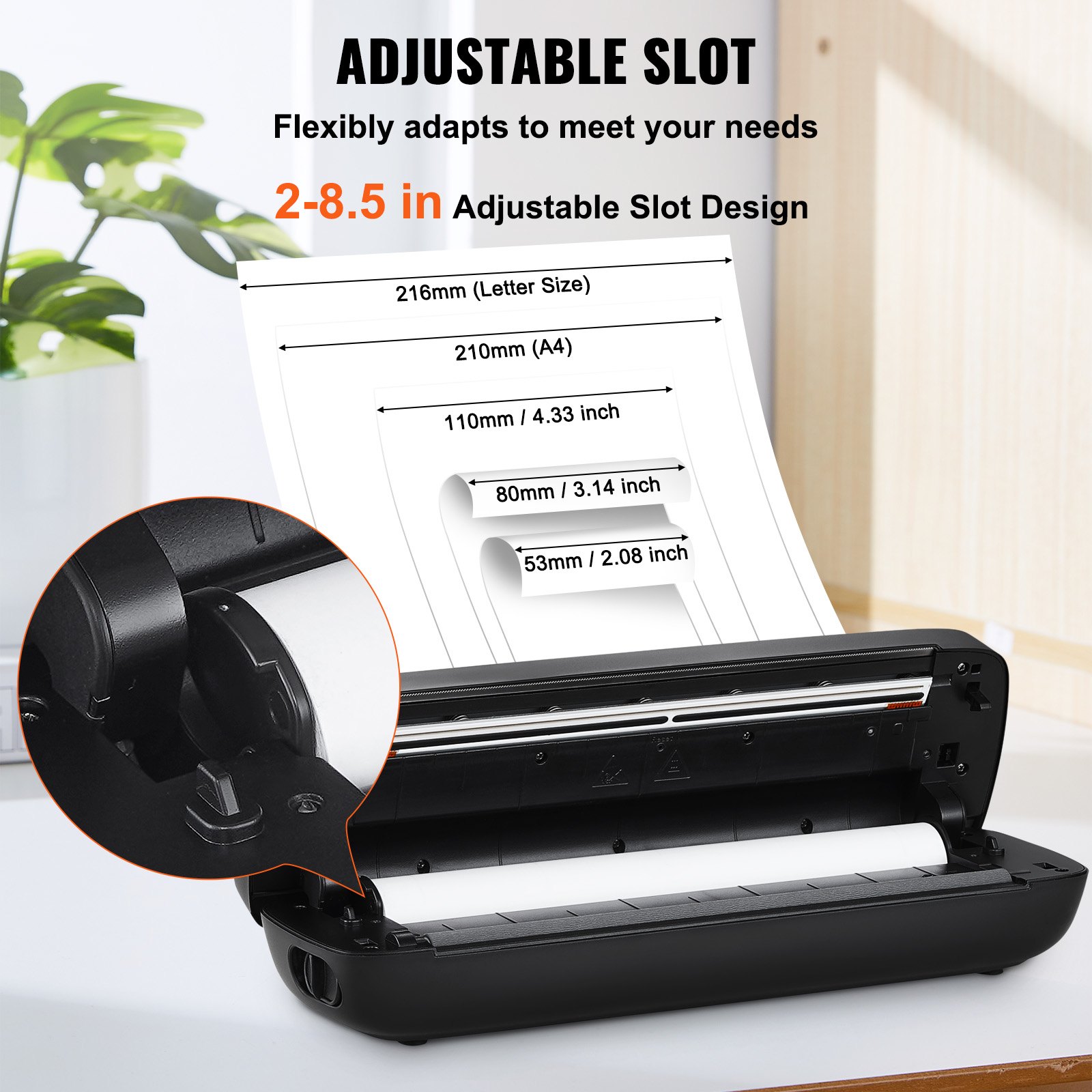 VEVOR Portable Printer Wireless Inkless Printer 2600 mAh for Travel & Home VEVOR Portable Printer Wireless Inkless Printer 2600 mAh for Travel & Home