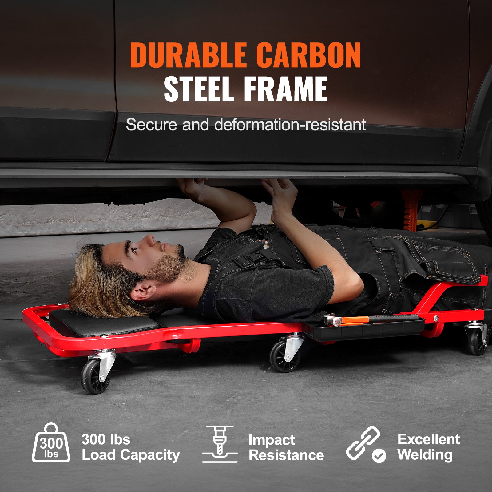 VEVOR 44 σε Mechanic Garage Creeper 300 lbs Capacity Automotive Rolling Creeper VEVOR 44 σε Mechanic Garage Creeper 300 lbs Capacity Automotive Rolling Creeper