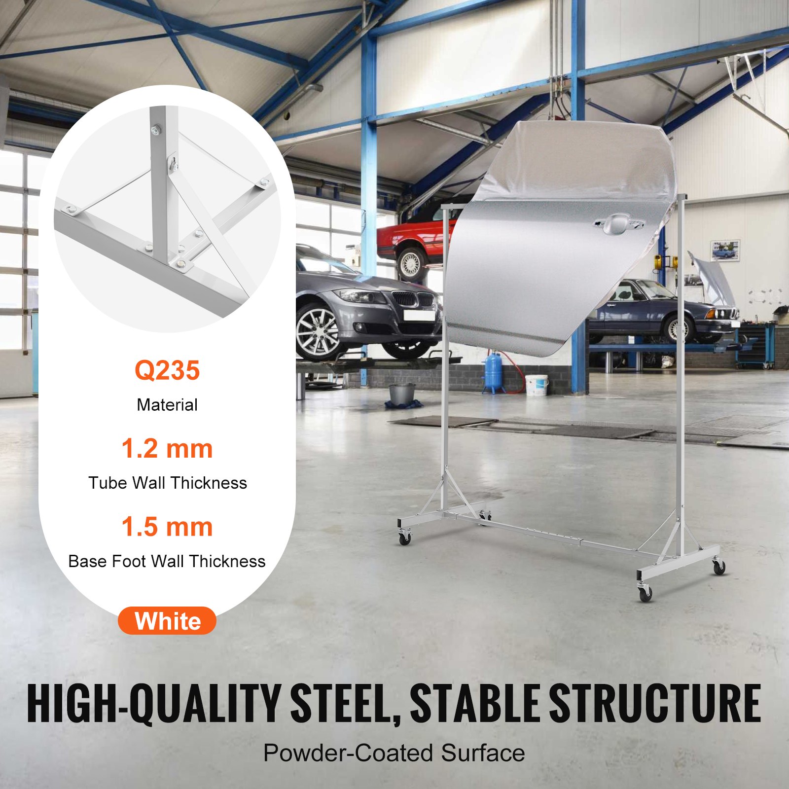 Βάση βαφής αυτοκινήτου VEVOR Ρυθμιζόμενη κρεμάστρα βαφής με 8 γάντζους Βάση βαφής αυτοκινήτου VEVOR Ρυθμιζόμενη κρεμάστρα βαφής με 8 γάντζους