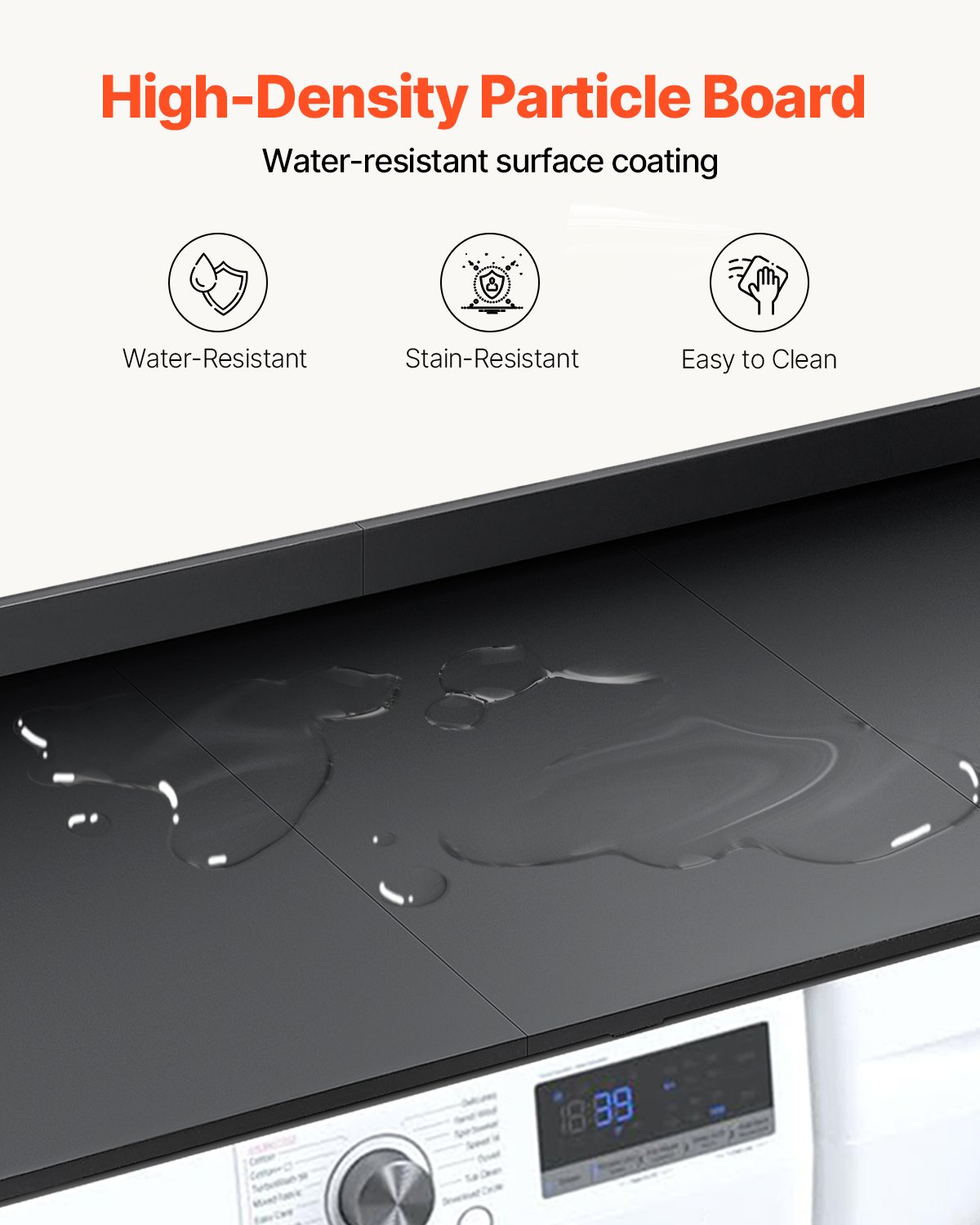 VEVOR 3 Panels Πλυντήριο Στεγνωτήριο Πάγκος 54"x27" Ξύλινο Πλυντήριο Στεγνωτήριο Κάλυμμα Μαύρο VEVOR 3 Panels Πλυντήριο Στεγνωτήριο Πάγκος 54"x27" Ξύλινο Πλυντήριο Στεγνωτήριο Κάλυμμα Μαύρο