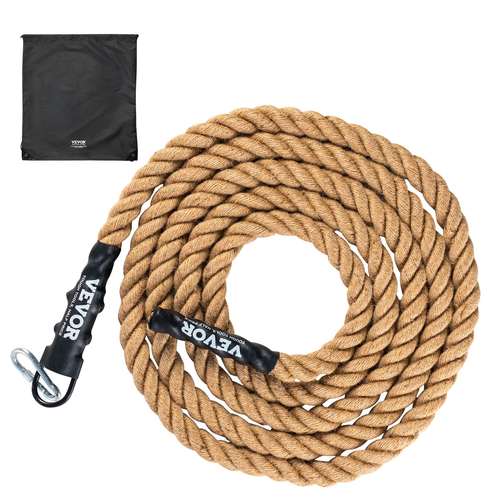 VEVOR 1.5"x30FT Gym Climbing Rope Fitness Strength Training Rope Άσκηση στο σπίτι VEVOR 1.5"x30FT Gym Climbing Rope Fitness Strength Training Rope Άσκηση στο σπίτι