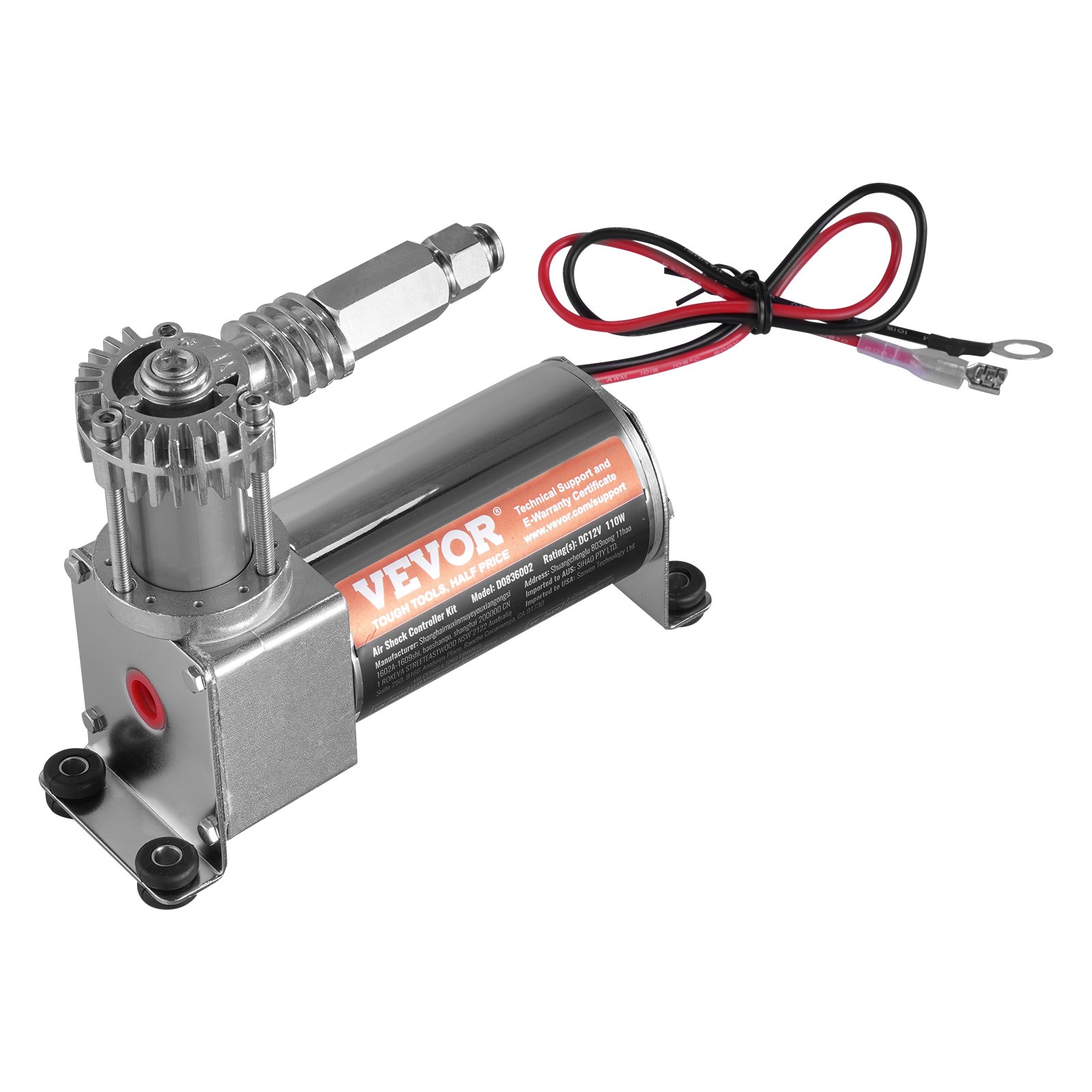 VEVOR Air Shock Controller Kit 100PSI On Board System Air Compressor Single Path VEVOR Air Shock Controller Kit 100PSI On Board System Air Compressor Single Path