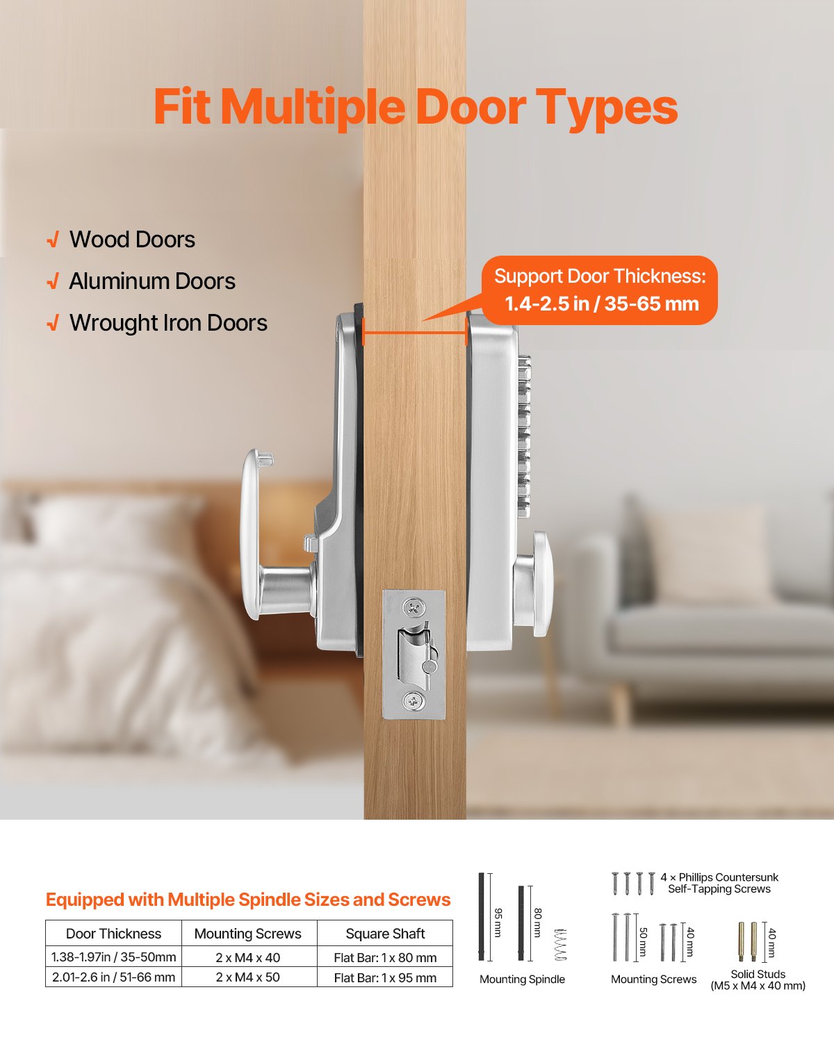 VEVOR Μηχανική κλειδαριά πόρτας εισόδου χωρίς κλειδί 14 κλειδί Μηχανικό πόμολο πληκτρολογίου πόρτας Αρχική VEVOR Μηχανική κλειδαριά πόρτας εισόδου χωρίς κλειδί 14 κλειδί Μηχανικό πόμολο πληκτρολογίου πόρτας Αρχική