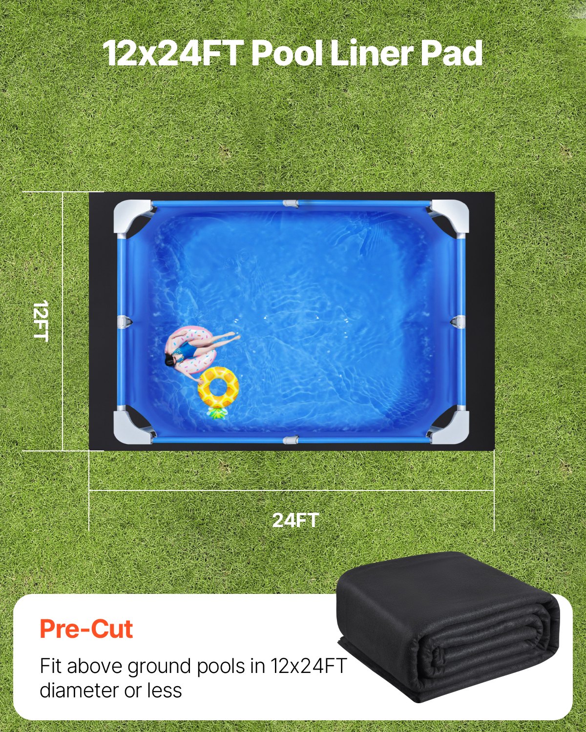 VEVOR 12x24ft ορθογώνιο μαξιλάρι πισίνας βαρέως τύπου χαλάκι πισίνας αποτρέπει τρυπήματα VEVOR 12x24ft ορθογώνιο μαξιλάρι πισίνας βαρέως τύπου χαλάκι πισίνας αποτρέπει τρυπήματα