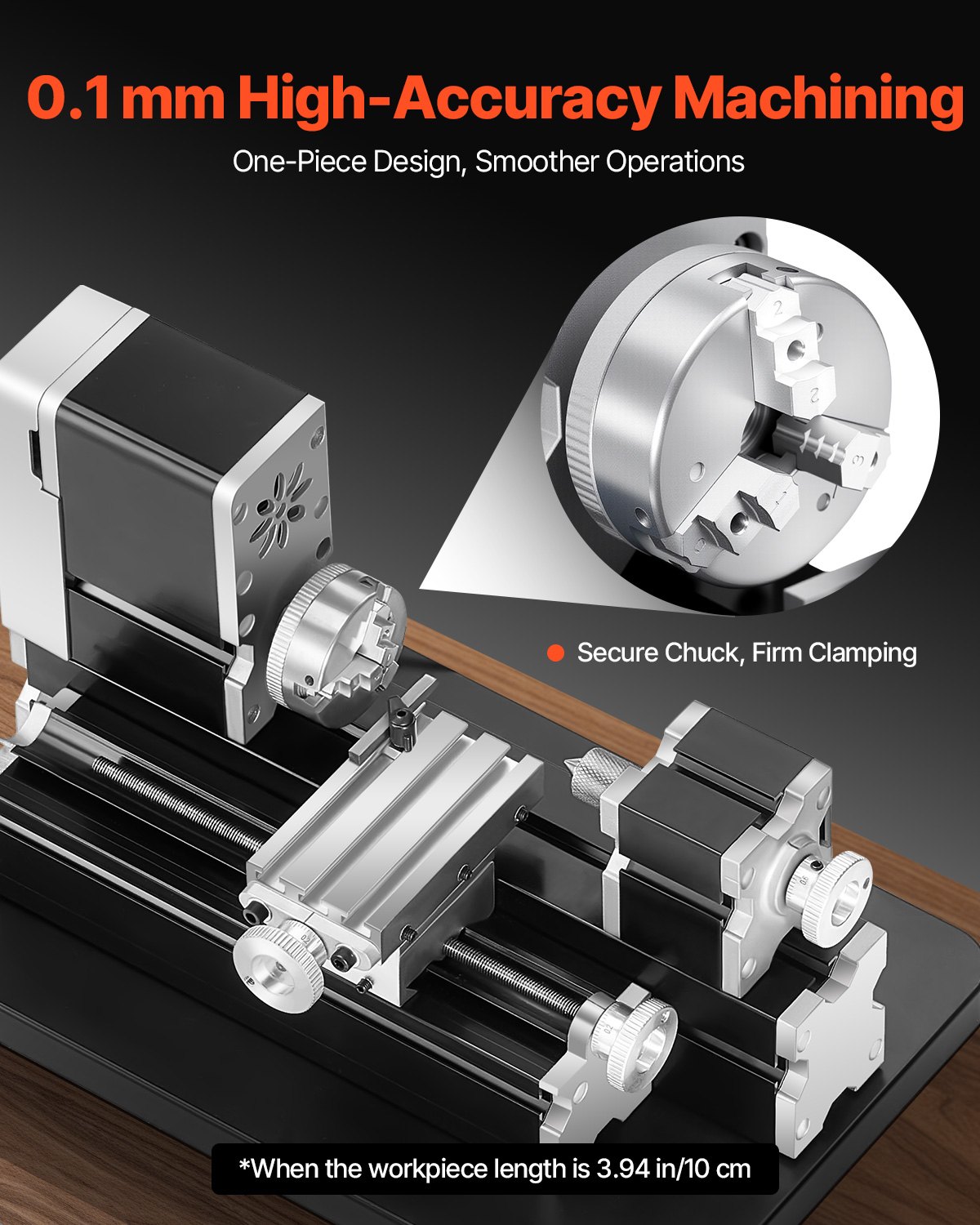 VEVOR Μίνι Τόρνος Μετάλλου 2,76 x 5,12 ίντσες Τόρνος Μετάλλου Ισχυρός 20.000 Σ.Α.Λ. 36W VEVOR Μίνι Τόρνος Μετάλλου 2,76 x 5,12 ίντσες Τόρνος Μετάλλου Ισχυρός 20.000 Σ.Α.Λ. 36W