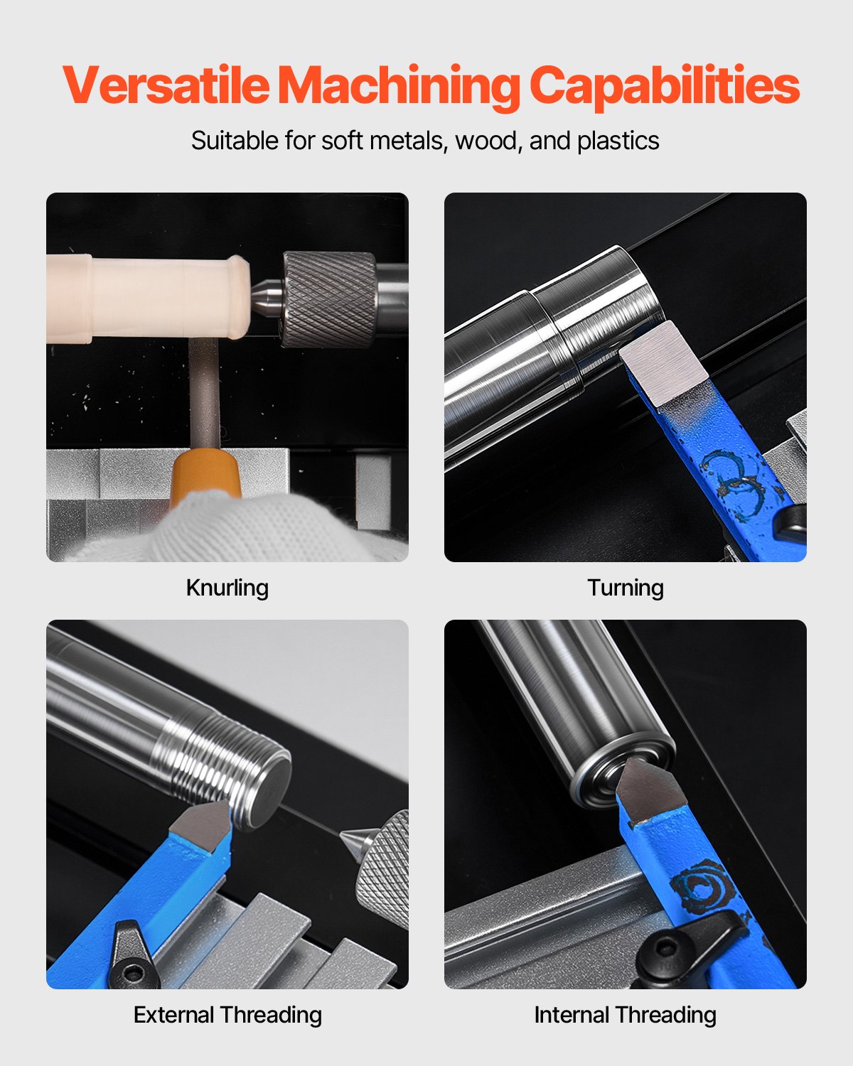 VEVOR Μίνι Τόρνος Μετάλλου 2,76 x 5,12 ίντσες Τόρνος Μετάλλου Ισχυρός 20.000 Σ.Α.Λ. 36W VEVOR Μίνι Τόρνος Μετάλλου 2,76 x 5,12 ίντσες Τόρνος Μετάλλου Ισχυρός 20.000 Σ.Α.Λ. 36W