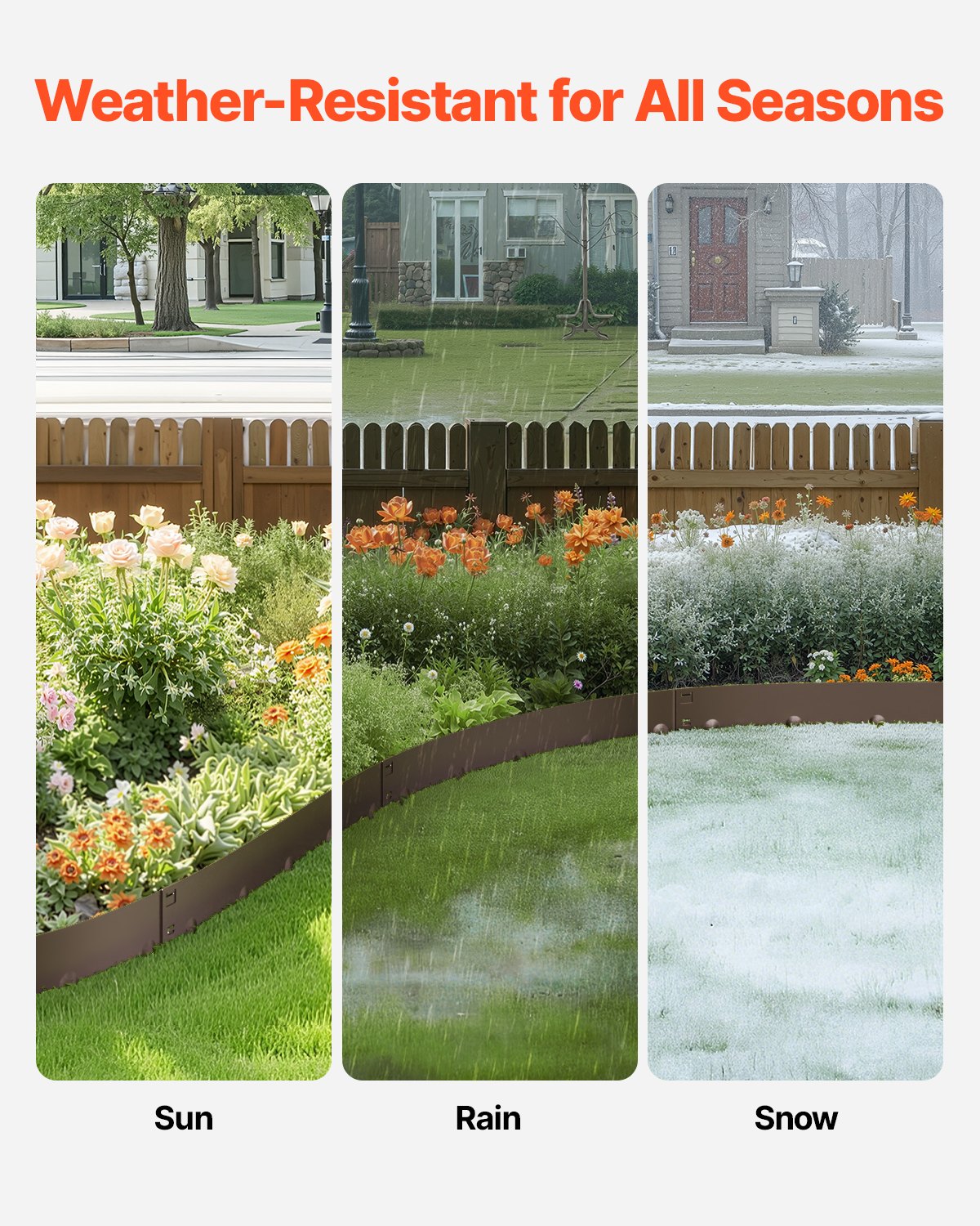 Ατσάλινες μπορντούρες τοπίου VEVOR, 5 τεμάχια, 39 x 3 ίντσες, ανθεκτικές στη σκουριά για αυλή, καφέ Ατσάλινες μπορντούρες τοπίου VEVOR, 5 τεμάχια, 39 x 3 ίντσες, ανθεκτικές στη σκουριά για αυλή, καφέ