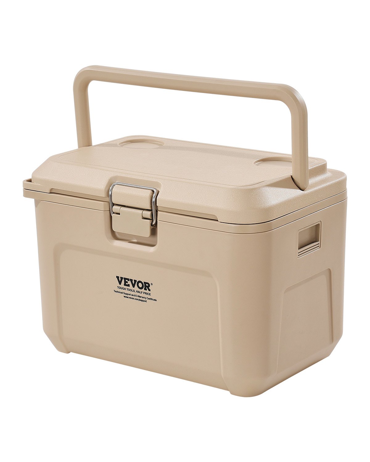 VEVOR Portable Cooler 16.5 QT Insulated Cooler 23 Can Capacity with Cup Holder VEVOR Portable Cooler 16.5 QT Insulated Cooler 23 Can Capacity with Cup Holder