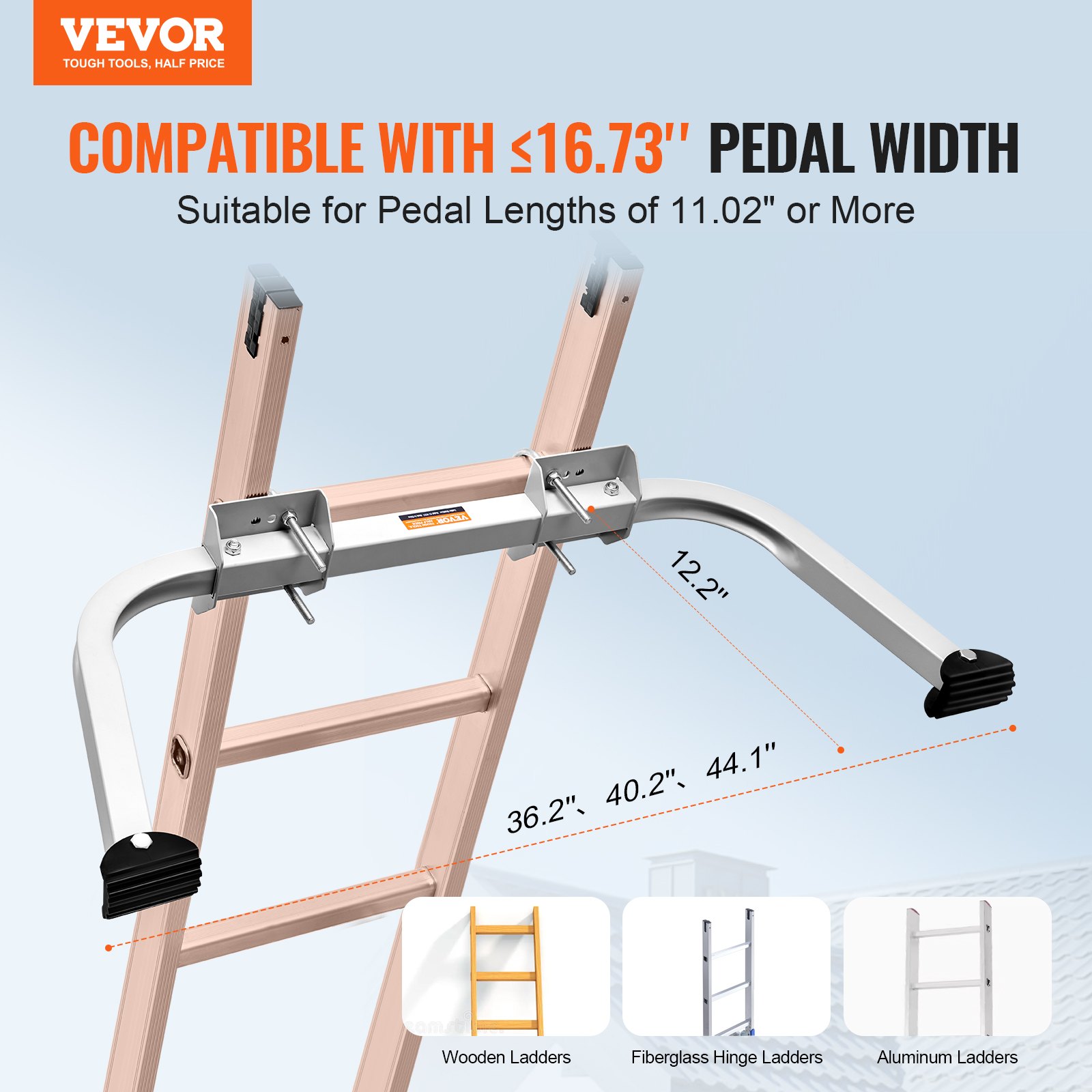 VEVOR Ladder Stabilizer Extension Ladder Standoff Heavy Duty Άνοιγμα φτερού VEVOR Ladder Stabilizer Extension Ladder Standoff Heavy Duty Άνοιγμα φτερού