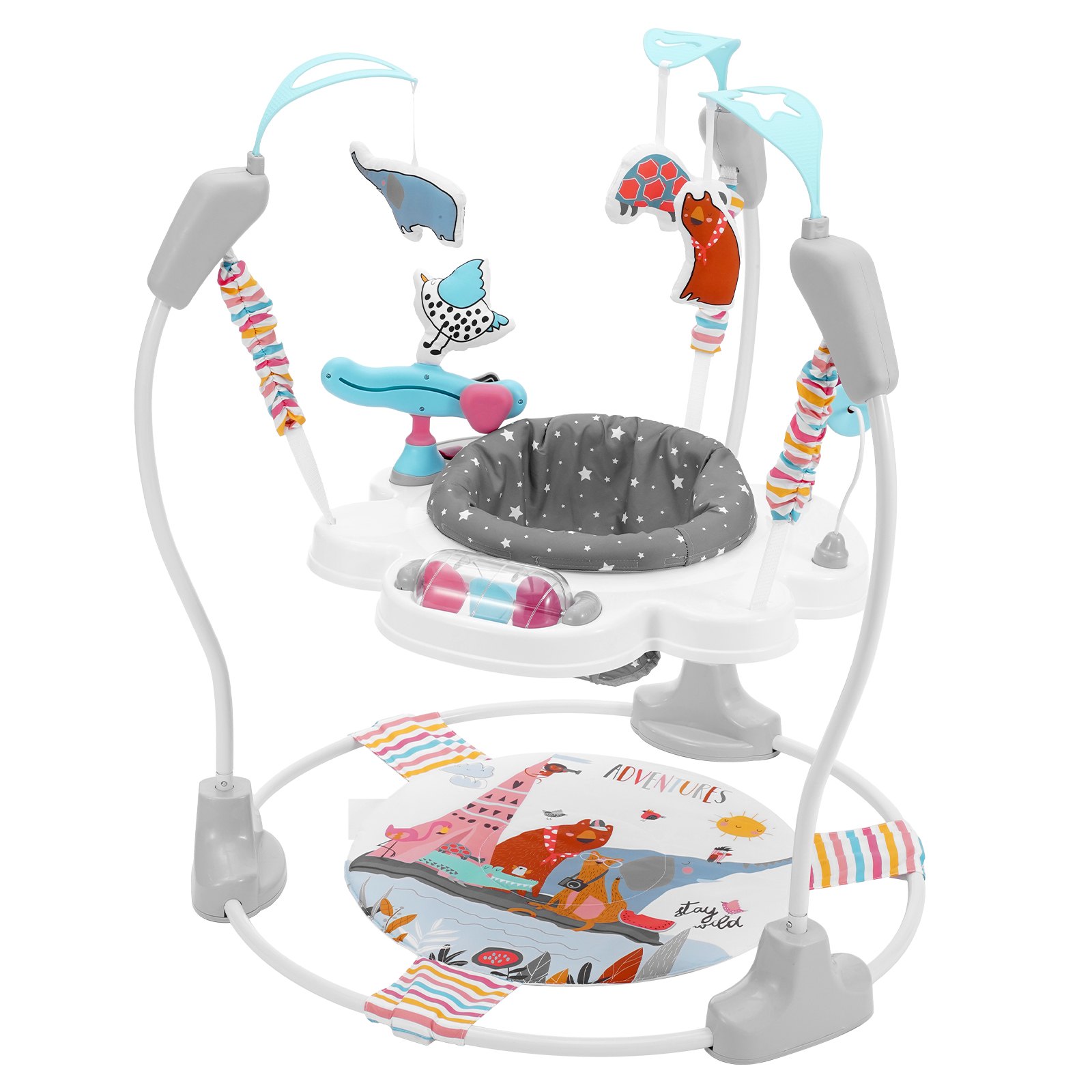VEVOR Baby Bouncer Activity Center Baby Jumper Jumperoo με Toys Music Lights VEVOR Baby Bouncer Activity Center Baby Jumper Jumperoo με Toys Music Lights