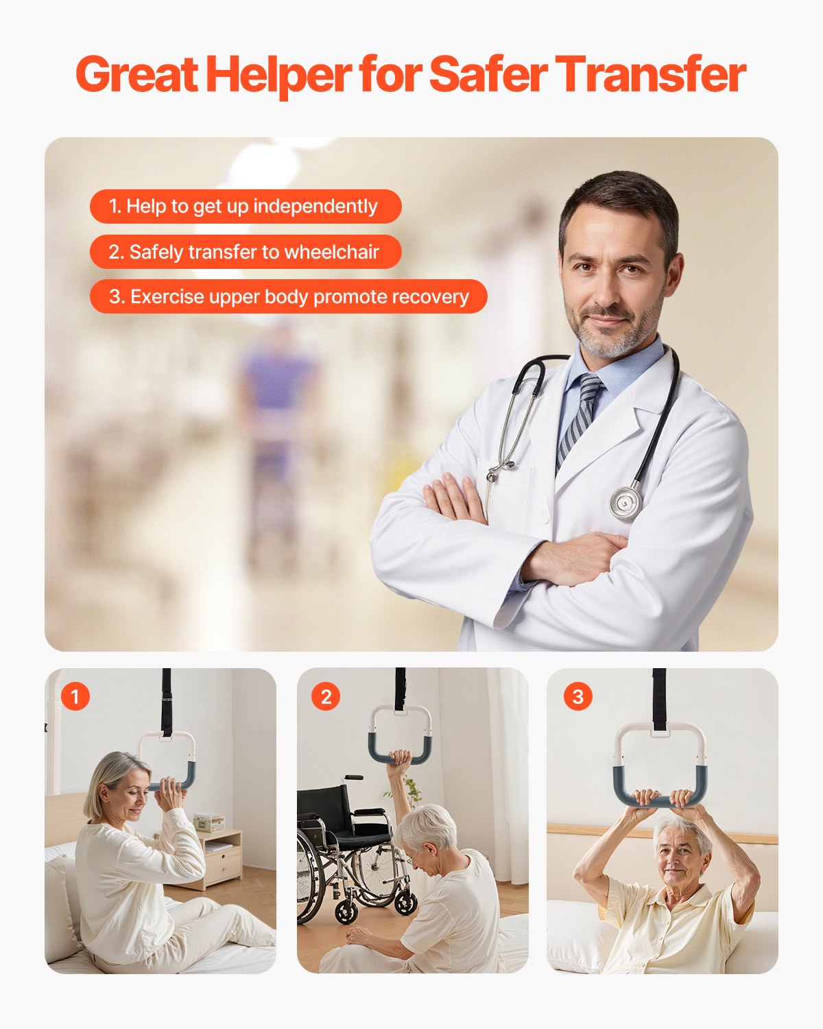 Τραπέζιο VEVOR για κινητικότητα κρεβατιού, χωρητικότητας 350 λιβρών, με 2 ρόδες Τραπέζιο VEVOR για κινητικότητα κρεβατιού, χωρητικότητας 350 λιβρών, με 2 ρόδες