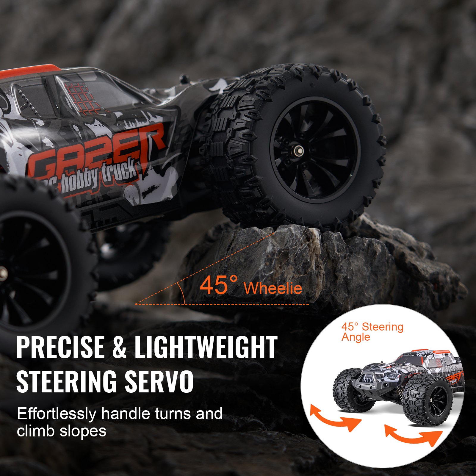 VEVOR Remote Control Car 1:14 Scale Kids RC Car All Terrain 4WD Off-Road VEVOR Remote Control Car 1:14 Scale Kids RC Car All Terrain 4WD Off-Road