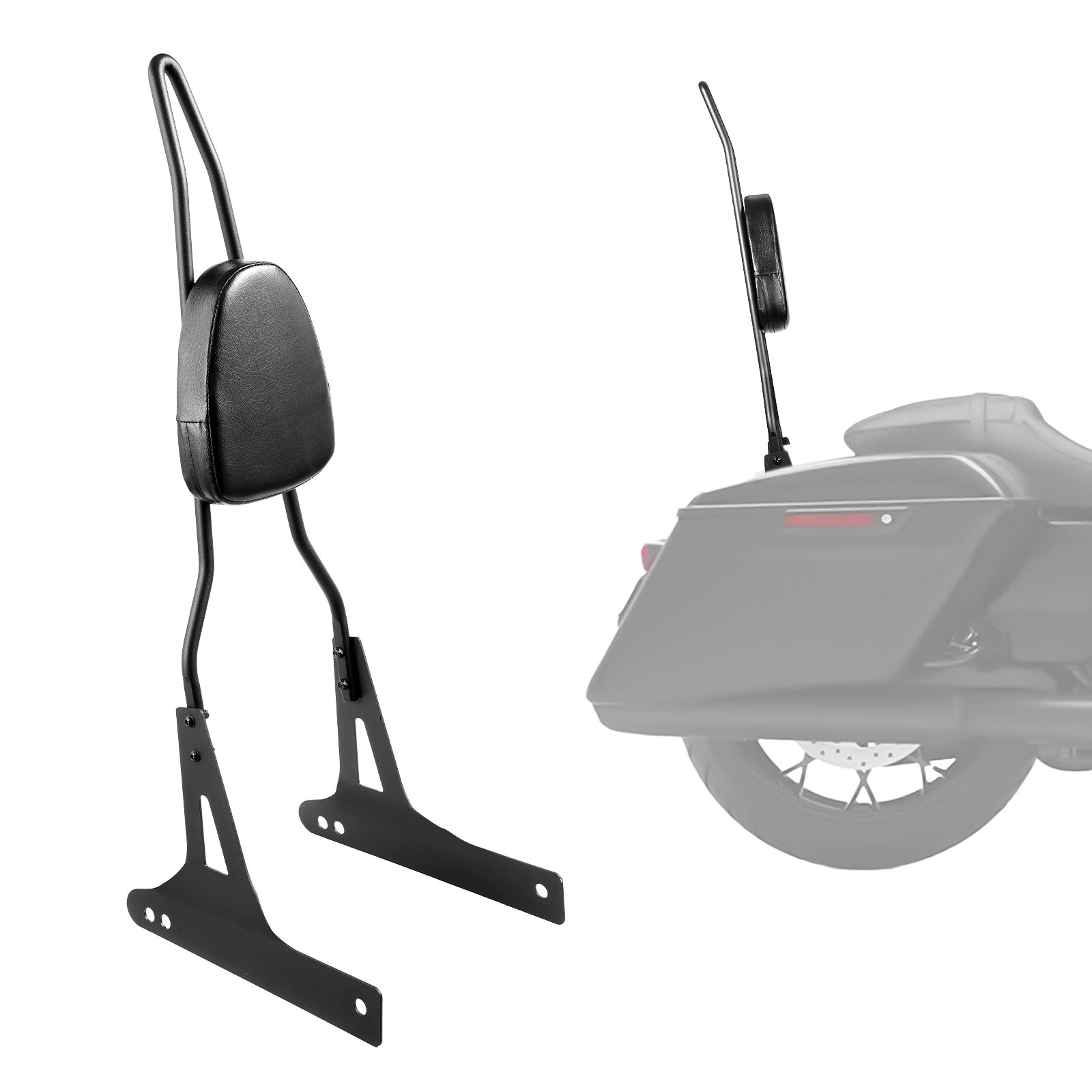 VEVOR Πλάτη Μοτοσικλέτας Sissy Bar για Harley-Davidson Dana VEVOR Πλάτη Μοτοσικλέτας Sissy Bar για Harley-Davidson Dana