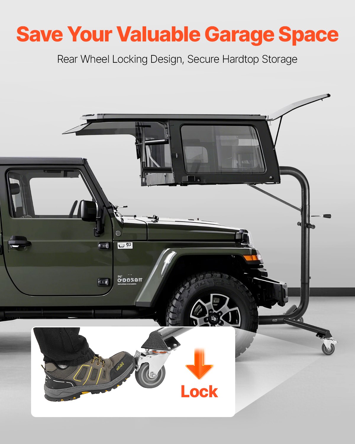 Ανυψωτικό σκαλοπάτι VEVOR για Jeep Wranglers YJ TJ JK JL & 4XE Ford Bronco Ανυψωτικό σκαλοπάτι VEVOR για Jeep Wranglers YJ TJ JK JL & 4XE Ford Bronco