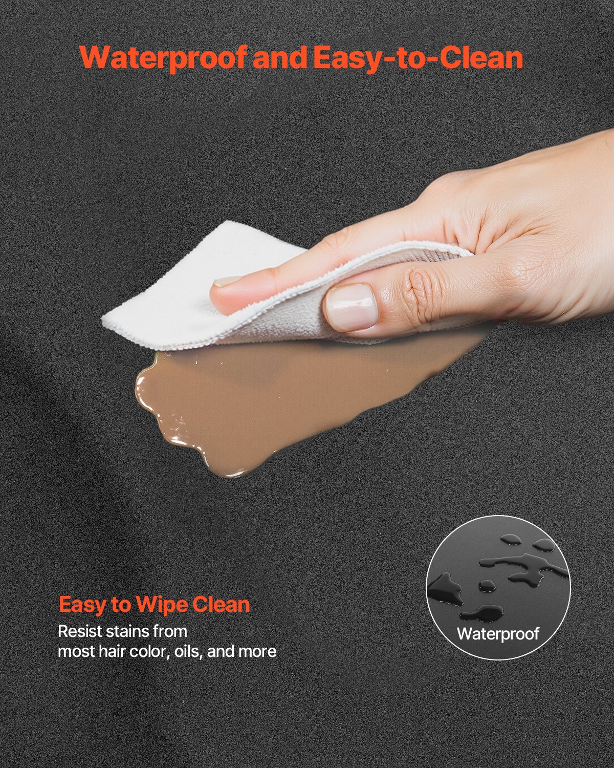 Πατάκι κομμωτηρίου VEVOR για κομμωτήριο 1220 x 905 mm Ημικυκλικό πατάκι κομμωτηρίου πάχους 13 mm Πατάκι κομμωτηρίου VEVOR για κομμωτήριο 1220 x 905 mm Ημικυκλικό πατάκι κομμωτηρίου πάχους 13 mm