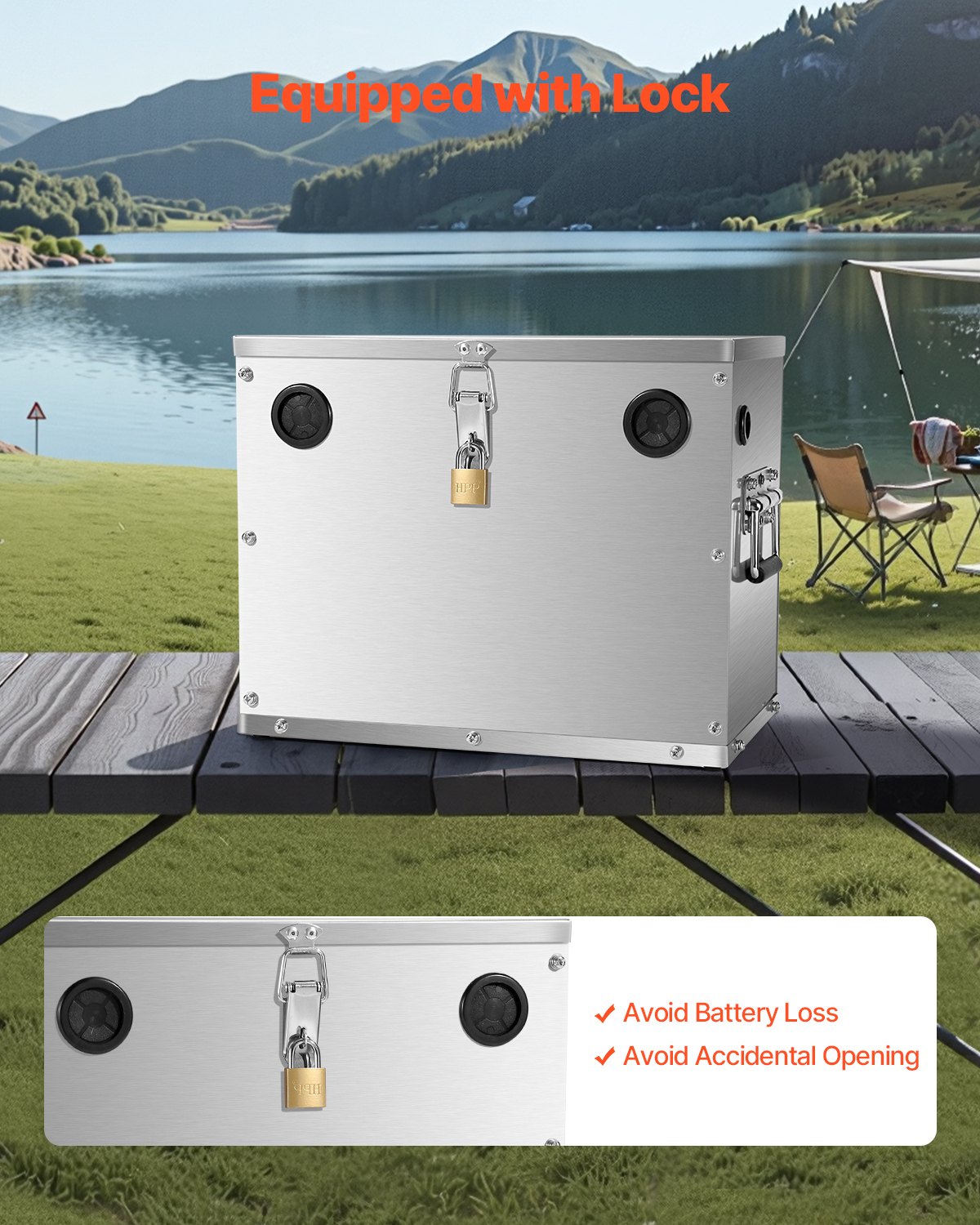 Κουτί μπαταριών VEVOR Group 24/31 από ανοξείδωτο χάλυβα για αυτοκίνητα και κινητήρες συρτής Κουτί μπαταριών VEVOR Group 24/31 από ανοξείδωτο χάλυβα για αυτοκίνητα και κινητήρες συρτής