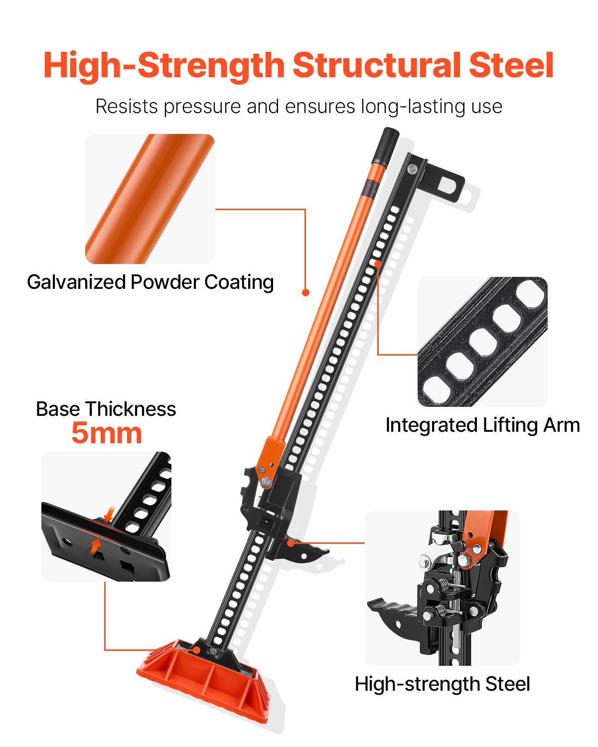 VEVOR Ανυψωτικό Γεωργικού Τρακτέρ 153cm με Βάση και Εκτός Δρόμου 3.18 T VEVOR Ανυψωτικό Γεωργικού Τρακτέρ 153cm με Βάση και Εκτός Δρόμου 3.18 T