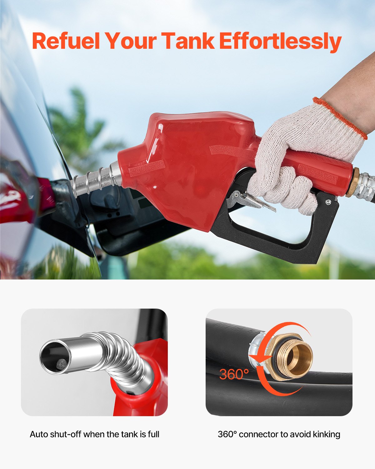 Φορητή δεξαμενή καυσίμου VEVOR Diesel 58 γαλόνια Δεξαμενή βενζίνης 12V Αντλία μεταφοράς 10GPM Φορητή δεξαμενή καυσίμου VEVOR Diesel 58 γαλόνια Δεξαμενή βενζίνης 12V Αντλία μεταφοράς 10GPM