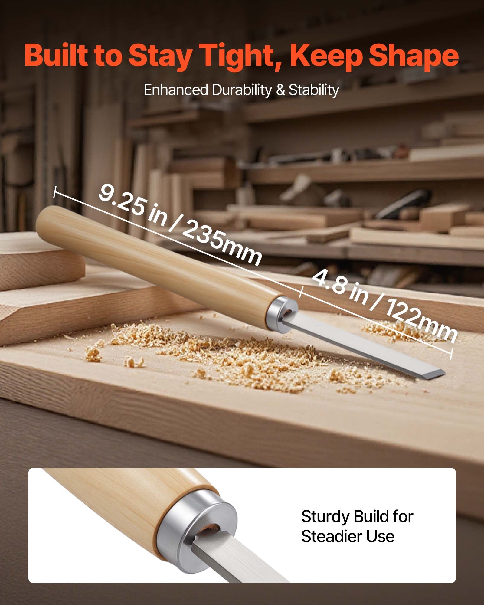 Σετ σμιλών τόρνου ξύλου VEVOR 8 τεμαχίων, εργαλεία τόρνου ξύλου, ατσάλινες λεπίδες, φινιριστής τόρνου Σετ σμιλών τόρνου ξύλου VEVOR 8 τεμαχίων, εργαλεία τόρνου ξύλου, ατσάλινες λεπίδες, φινιριστής τόρνου