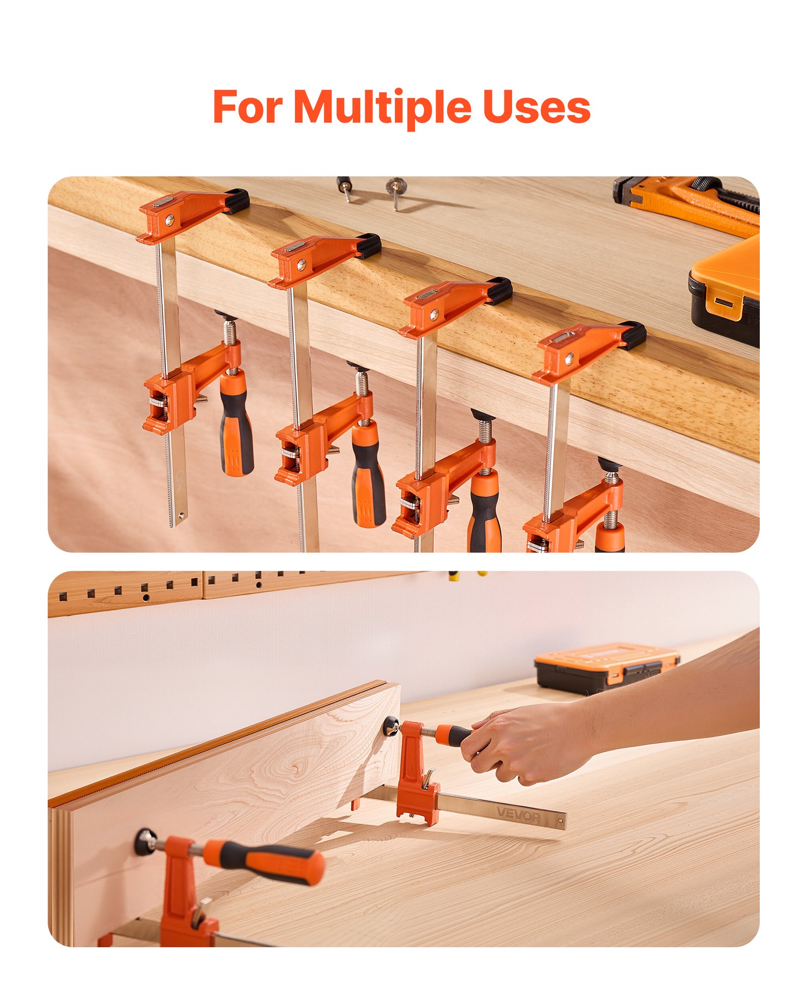 Σφιγκτήρες ράβδων VEVOR για ξυλουργική, συσκευασία 2 τεμαχίων, σφιγκτήρας F με κλειδαριά 15,24cm, συσκευασία 2 τεμαχίων, σφιγκτήρας F με κλειδαριά 30,48cm Σφιγκτήρες ράβδων VEVOR για ξυλουργική, συσκευασία 2 τεμαχίων, σφιγκτήρας F με κλειδαριά 15,24cm, συσκευασία 2 τεμαχίων, σφιγκτήρας F με κλειδαριά 30,48cm