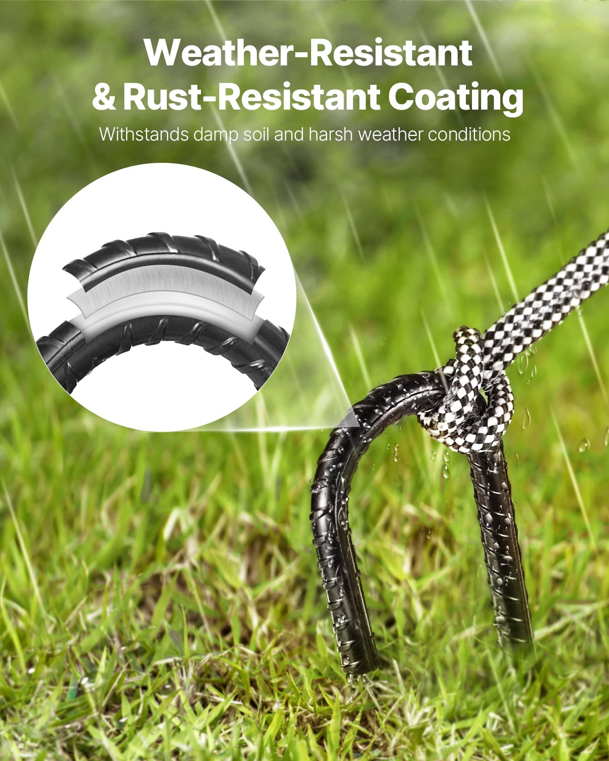 VEVOR 12 ιντσών 16 τεμαχίων πασσάλων οπλισμού βαρέως τύπου με γάντζο J, γαλβανισμένες άγκυρες εδάφους VEVOR 12 ιντσών 16 τεμαχίων πασσάλων οπλισμού βαρέως τύπου με γάντζο J, γαλβανισμένες άγκυρες εδάφους