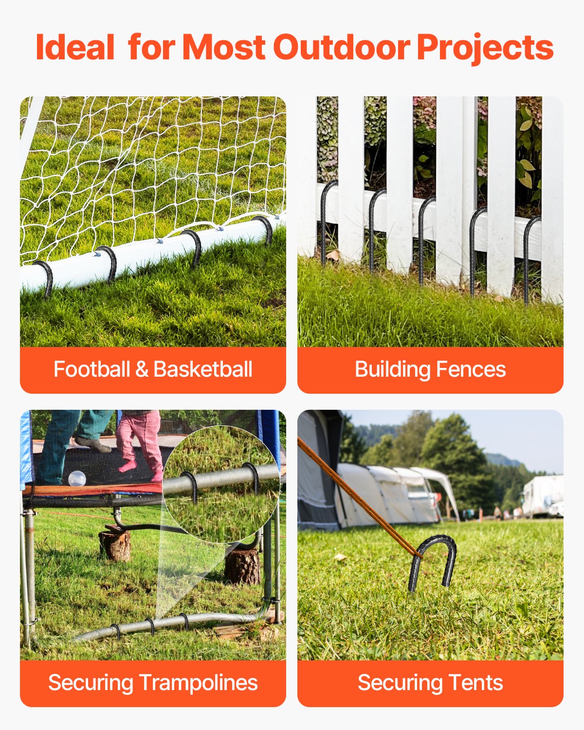 VEVOR 12 ιντσών 16 τεμαχίων πασσάλων οπλισμού βαρέως τύπου με γάντζο J, γαλβανισμένες άγκυρες εδάφους VEVOR 12 ιντσών 16 τεμαχίων πασσάλων οπλισμού βαρέως τύπου με γάντζο J, γαλβανισμένες άγκυρες εδάφους