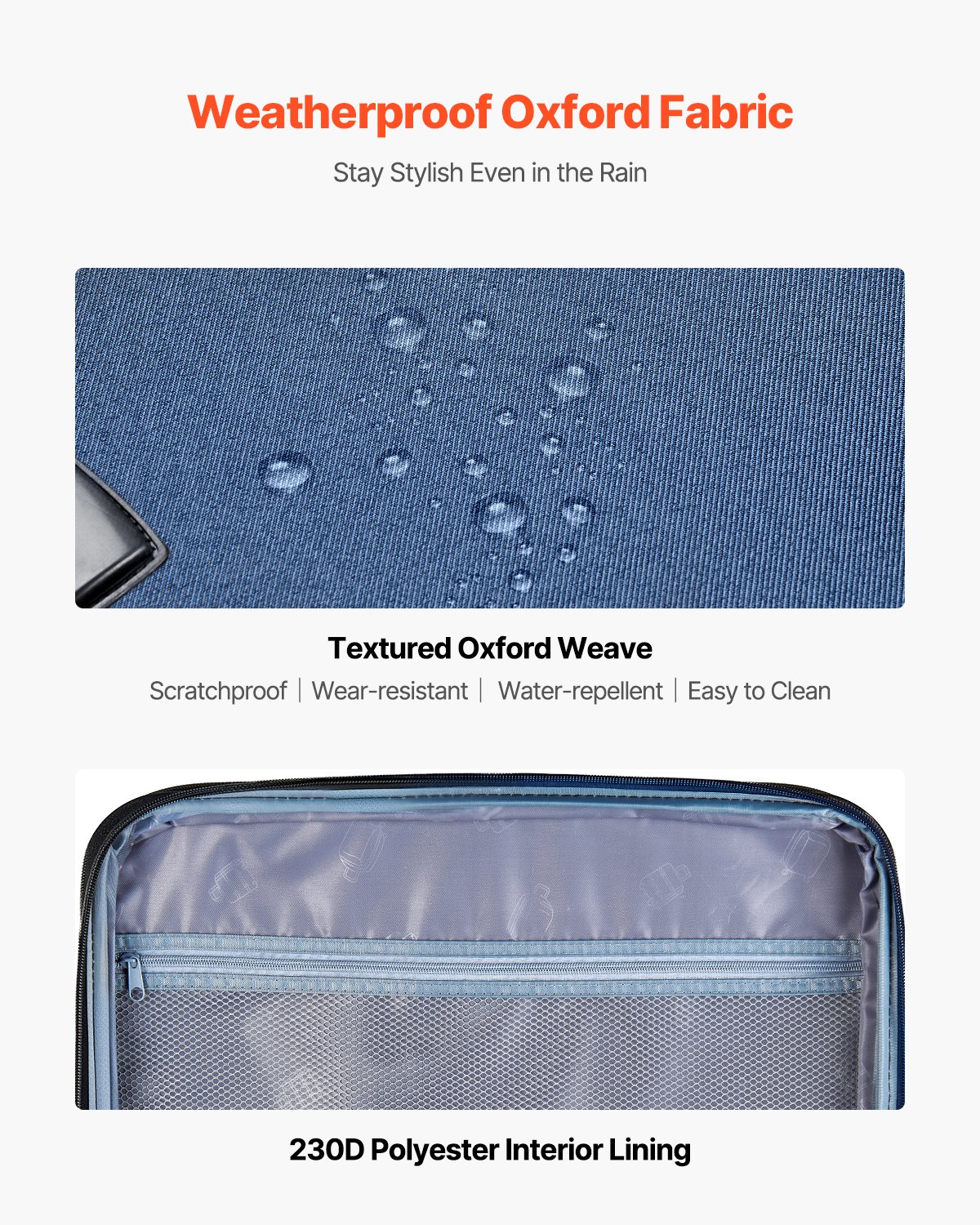 20-Inch Softside Expandable Luggage with Spinner Wheels Carry on Suitcase Blue | VEVOR US 20-Inch Softside Expandable Luggage with Spinner Wheels Carry on Suitcase Blue | VEVOR US