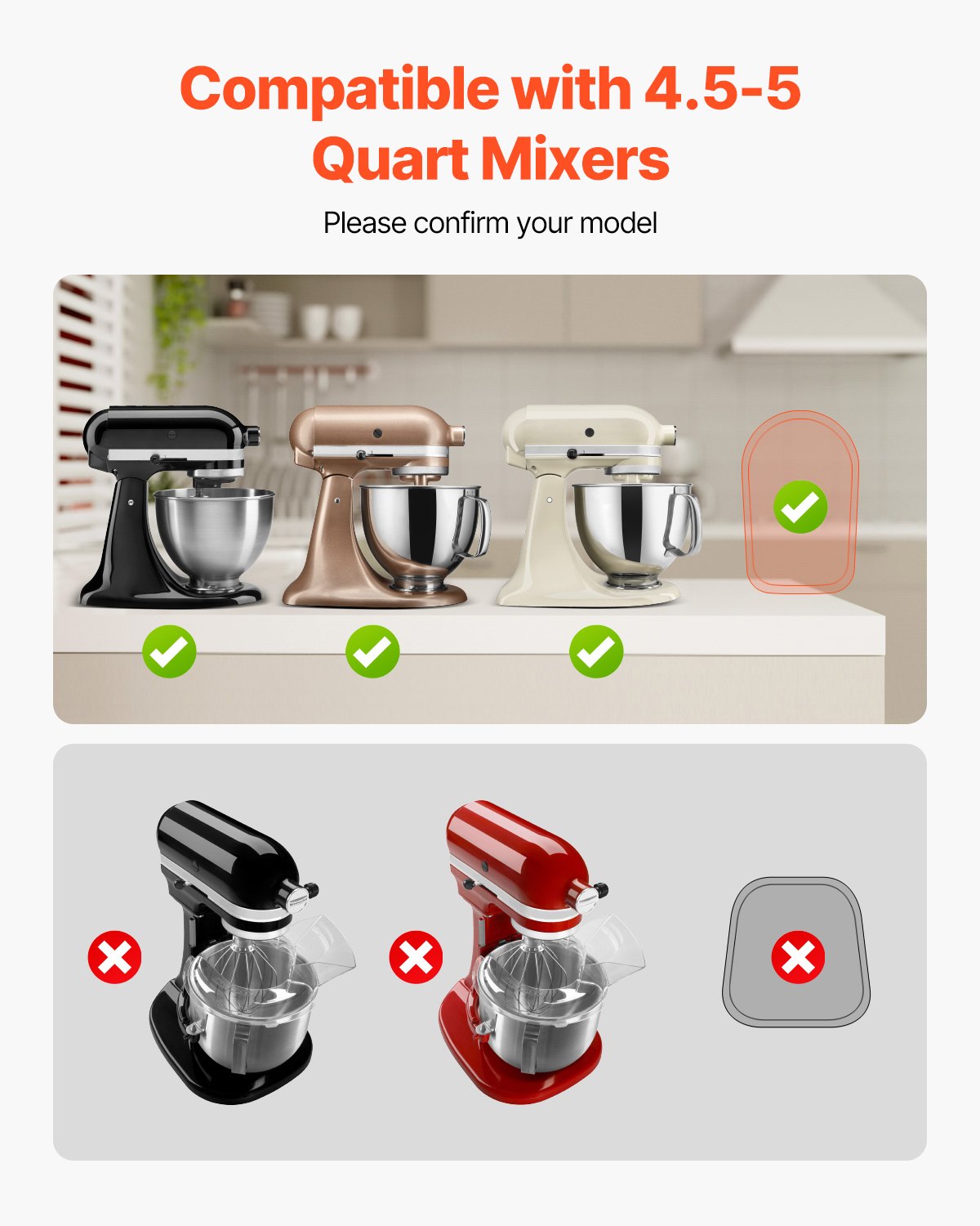 Οβάλ μίξερ VEVOR 14,5 x 9,4 ίντσες για μίξερ με κεφαλή κλίσης 4,5-5 Qt Οβάλ μίξερ VEVOR 14,5 x 9,4 ίντσες για μίξερ με κεφαλή κλίσης 4,5-5 Qt