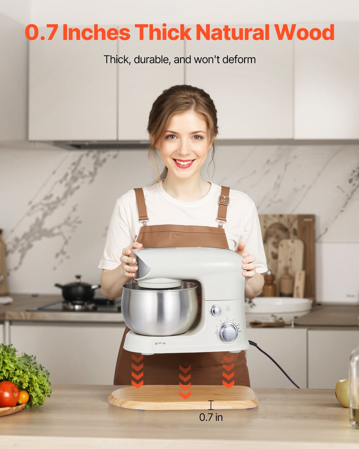 Οβάλ μίξερ VEVOR 14,5 x 9,4 ίντσες για μίξερ με κεφαλή κλίσης 4,5-5 Qt Οβάλ μίξερ VEVOR 14,5 x 9,4 ίντσες για μίξερ με κεφαλή κλίσης 4,5-5 Qt