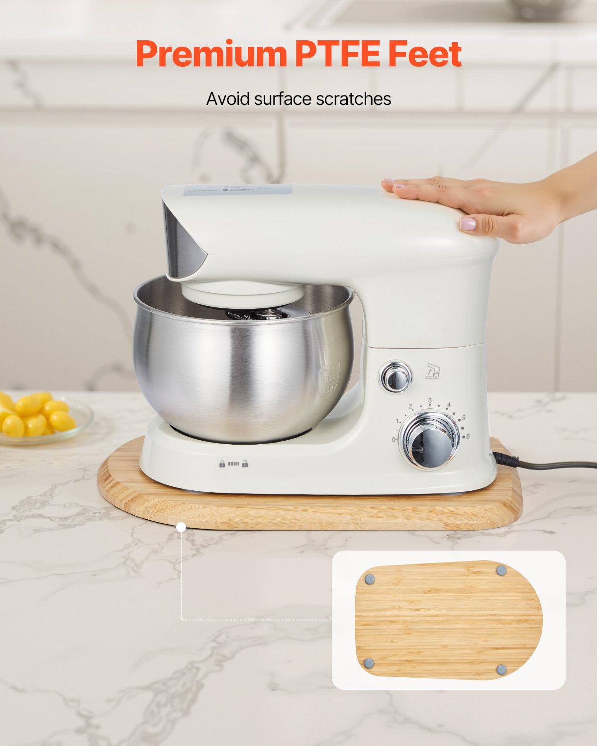 Οβάλ μίξερ VEVOR 14,5 x 9,4 ίντσες για μίξερ με κεφαλή κλίσης 4,5-5 Qt Οβάλ μίξερ VEVOR 14,5 x 9,4 ίντσες για μίξερ με κεφαλή κλίσης 4,5-5 Qt