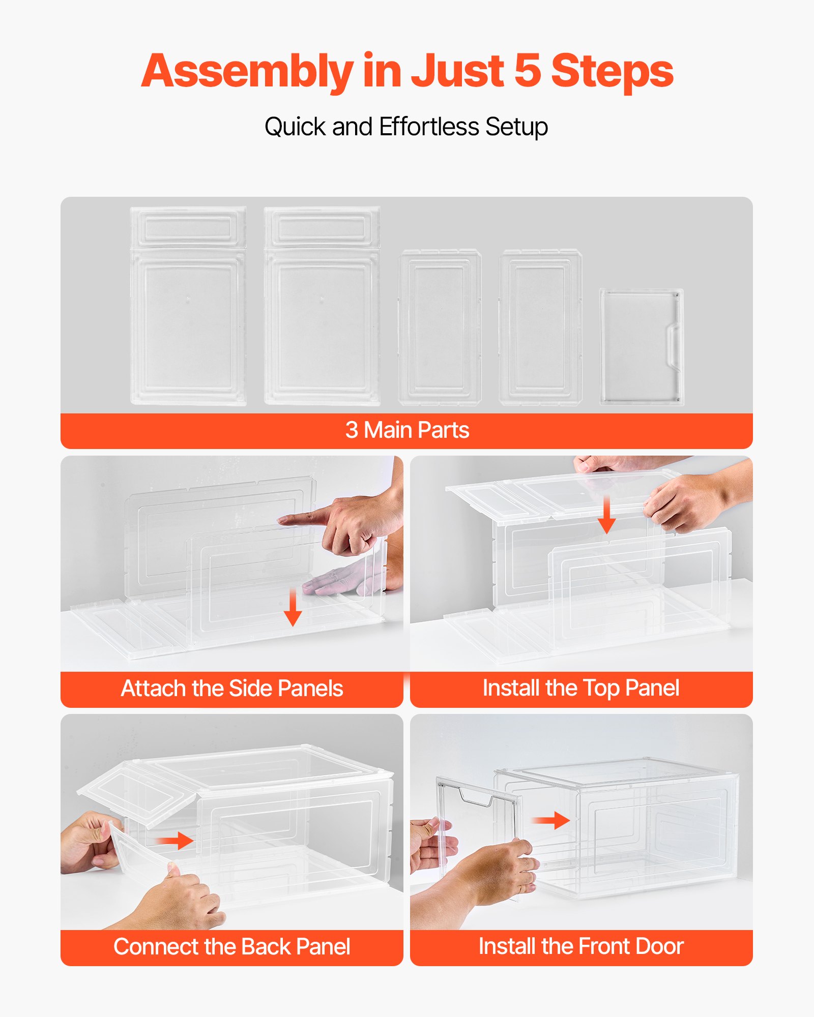 Κουτιά αποθήκευσης παπουτσιών VEVOR 12 τεμάχια στοιβαζόμενα κουτιά παπουτσιών US μέγεθος 13 διαφανή λευκά Κουτιά αποθήκευσης παπουτσιών VEVOR 12 τεμάχια στοιβαζόμενα κουτιά παπουτσιών US μέγεθος 13 διαφανή λευκά