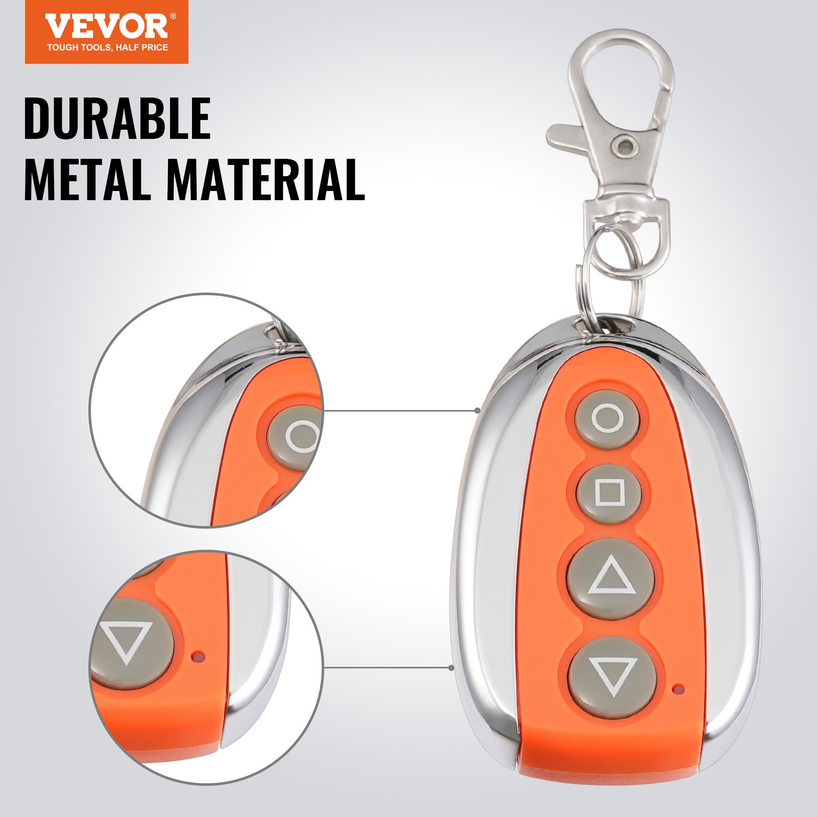 Τηλεχειριστήριο Αυτόματης Πύλης VEVOR 131ft με 4 κουμπιά για συρόμενη πόρτα Τηλεχειριστήριο Αυτόματης Πύλης VEVOR 131ft με 4 κουμπιά για συρόμενη πόρτα