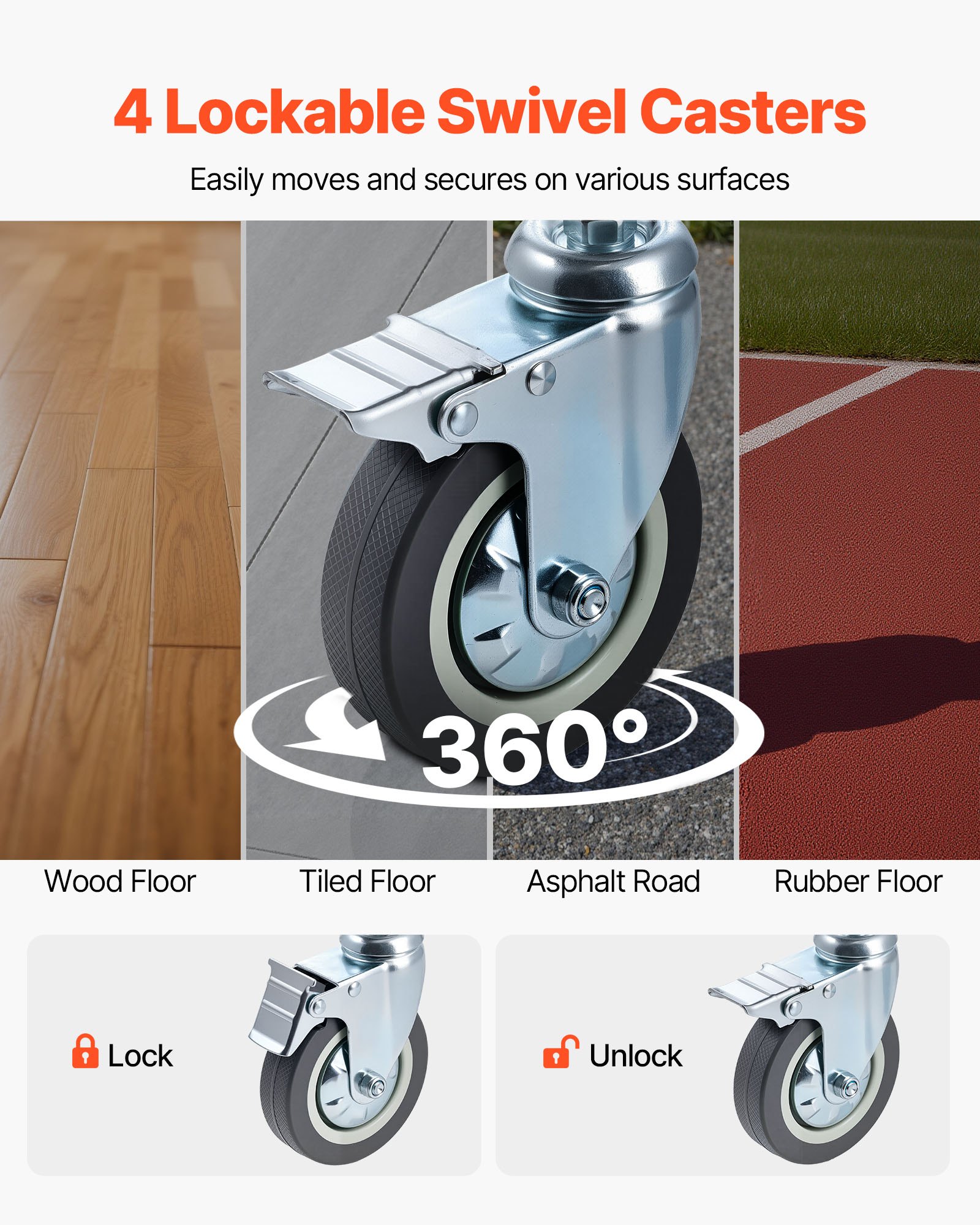 Πολυθρόνα Κομοδίνου VEVOR με 4 Ρόδες, Υπερυψωμένο Κάθισμα Τουαλέτας 4 σε 1, 135 κιλά Πολυθρόνα Κομοδίνου VEVOR με 4 Ρόδες, Υπερυψωμένο Κάθισμα Τουαλέτας 4 σε 1, 135 κιλά