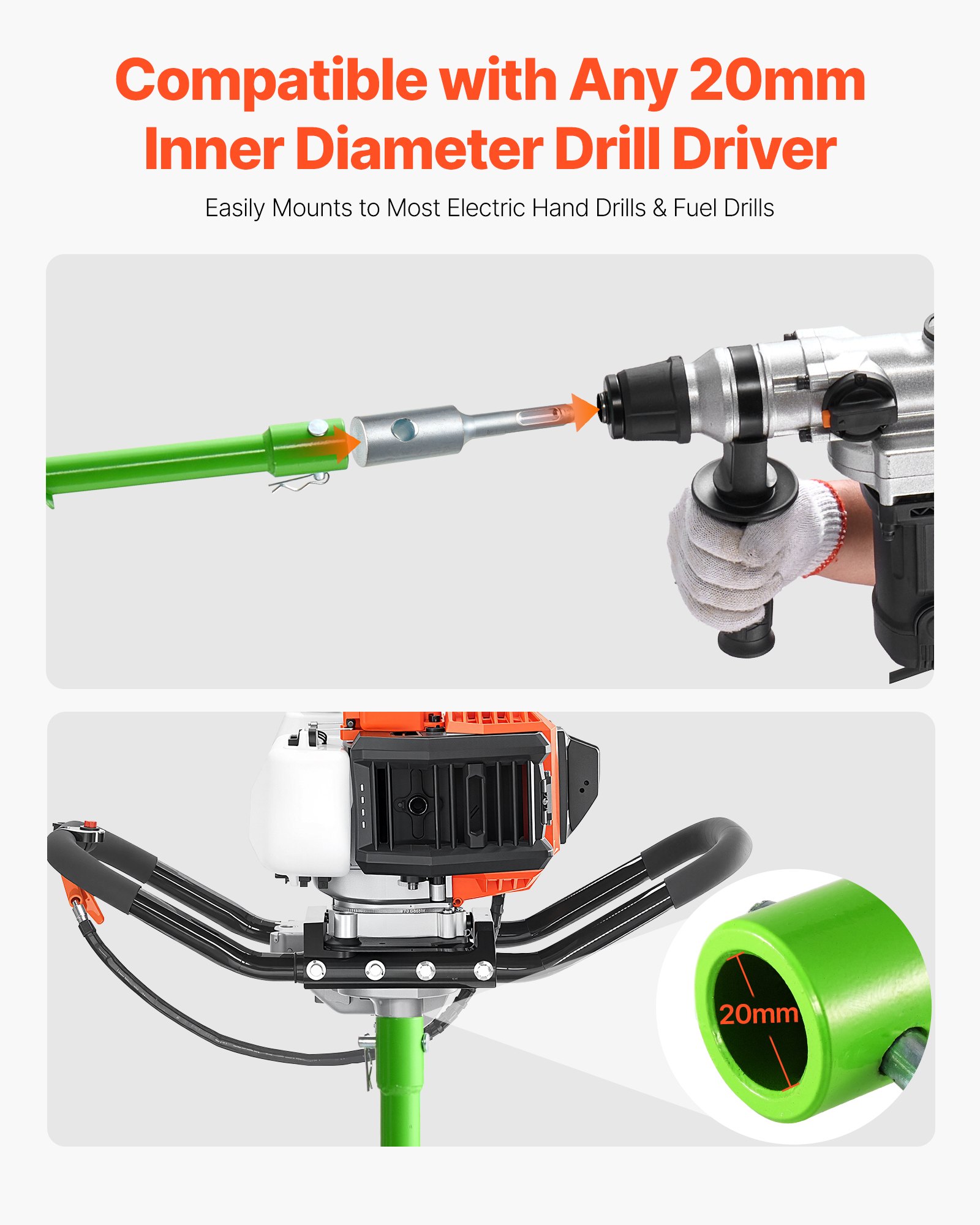 Τρυπάνι VEVOR με τρυπάνι 1,57 x 31,1 ίντσες, εργαλείο φύτευσης με σπειροειδή στύλο Τρυπάνι VEVOR με τρυπάνι 1,57 x 31,1 ίντσες, εργαλείο φύτευσης με σπειροειδή στύλο