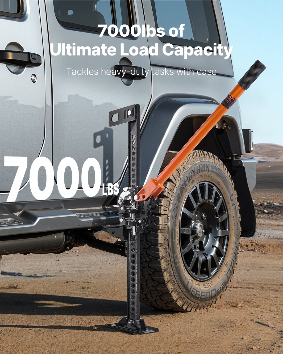 Βαρούλκο VEVOR 107,5cm Off Road Farm Jack Hoist 3,18 T High Lift Tractor Vehicle Βαρούλκο VEVOR 107,5cm Off Road Farm Jack Hoist 3,18 T High Lift Tractor Vehicle