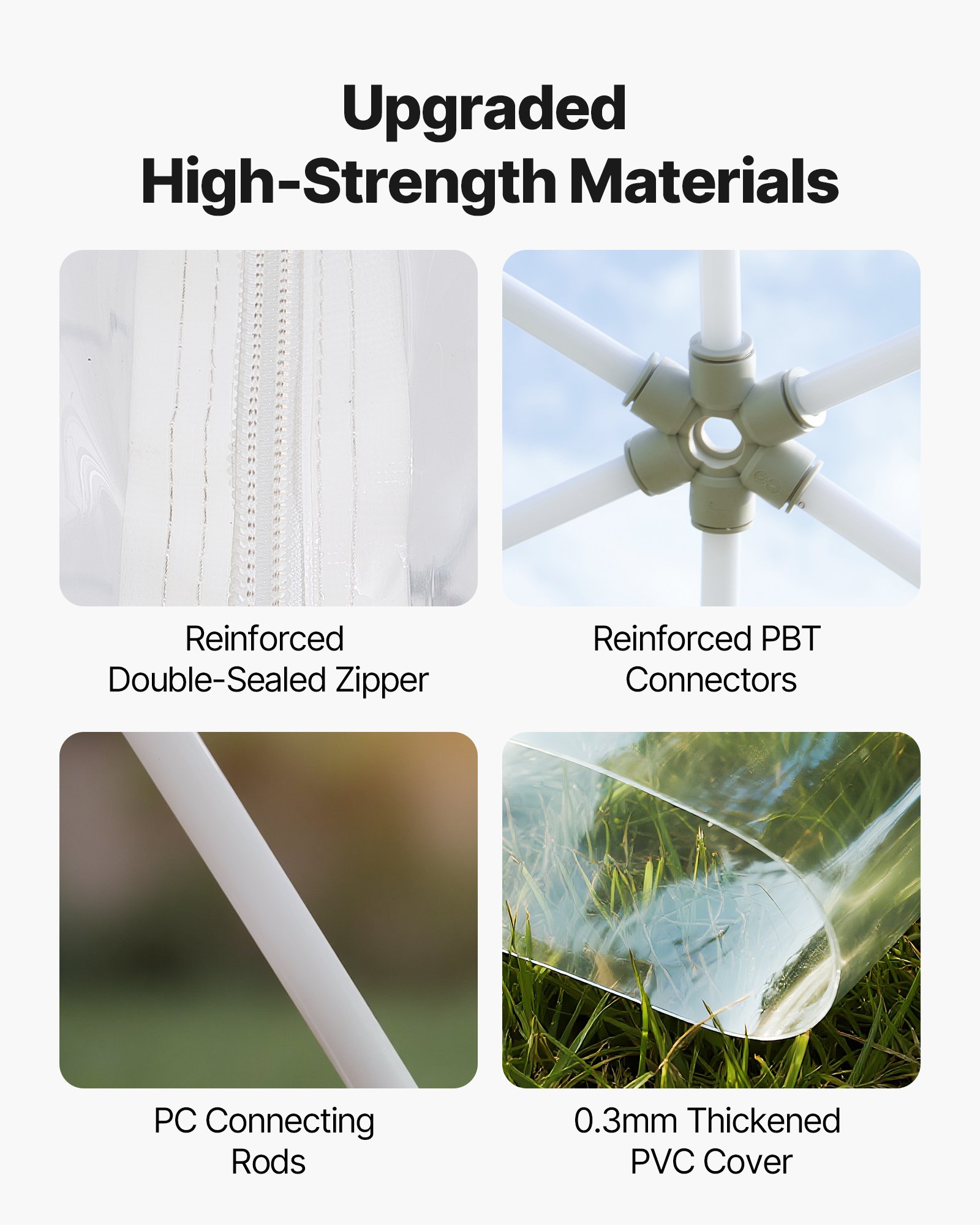 VEVOR Σκηνή Κήπου με Φυσαλίδες 12 x 7,2 πόδια για Εξωτερικό Διαφανή Γεωδαιτικό Θόλο για 4-7 Άτομα VEVOR Σκηνή Κήπου με Φυσαλίδες 12 x 7,2 πόδια για Εξωτερικό Διαφανή Γεωδαιτικό Θόλο για 4-7 Άτομα