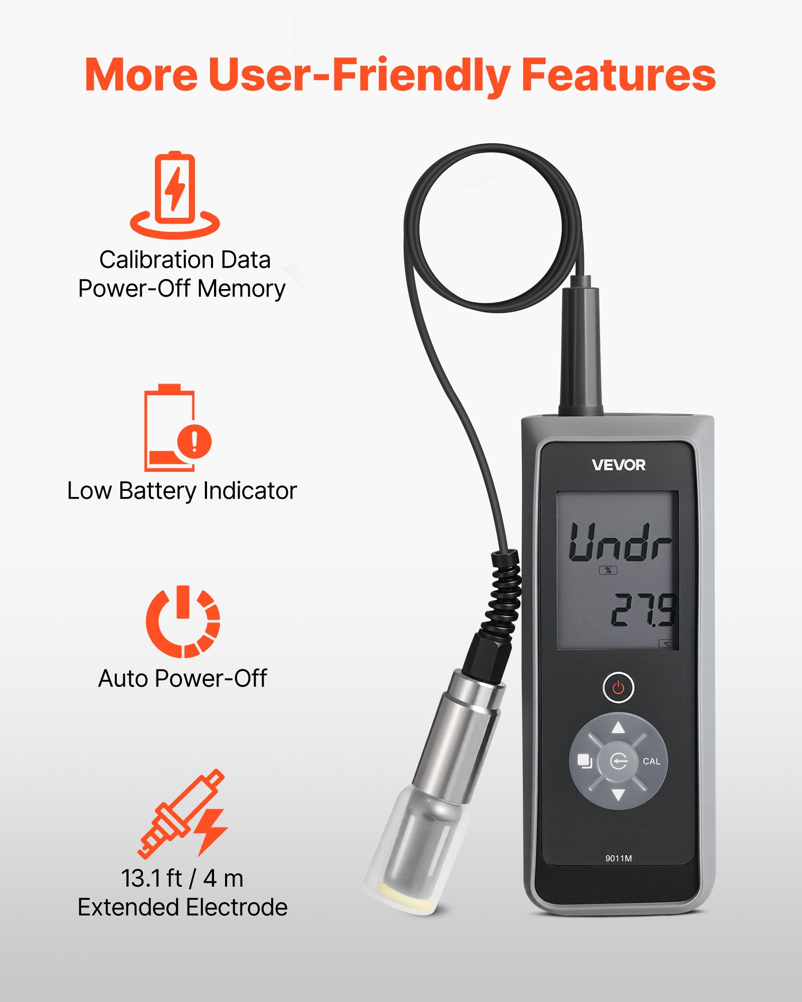 Φορητό κιτ μετρητή διαλυμένου οξυγόνου VEVOR 0,0-20,0 mg/L Φορητό κιτ μετρητή διαλυμένου οξυγόνου VEVOR 0,0-20,0 mg/L