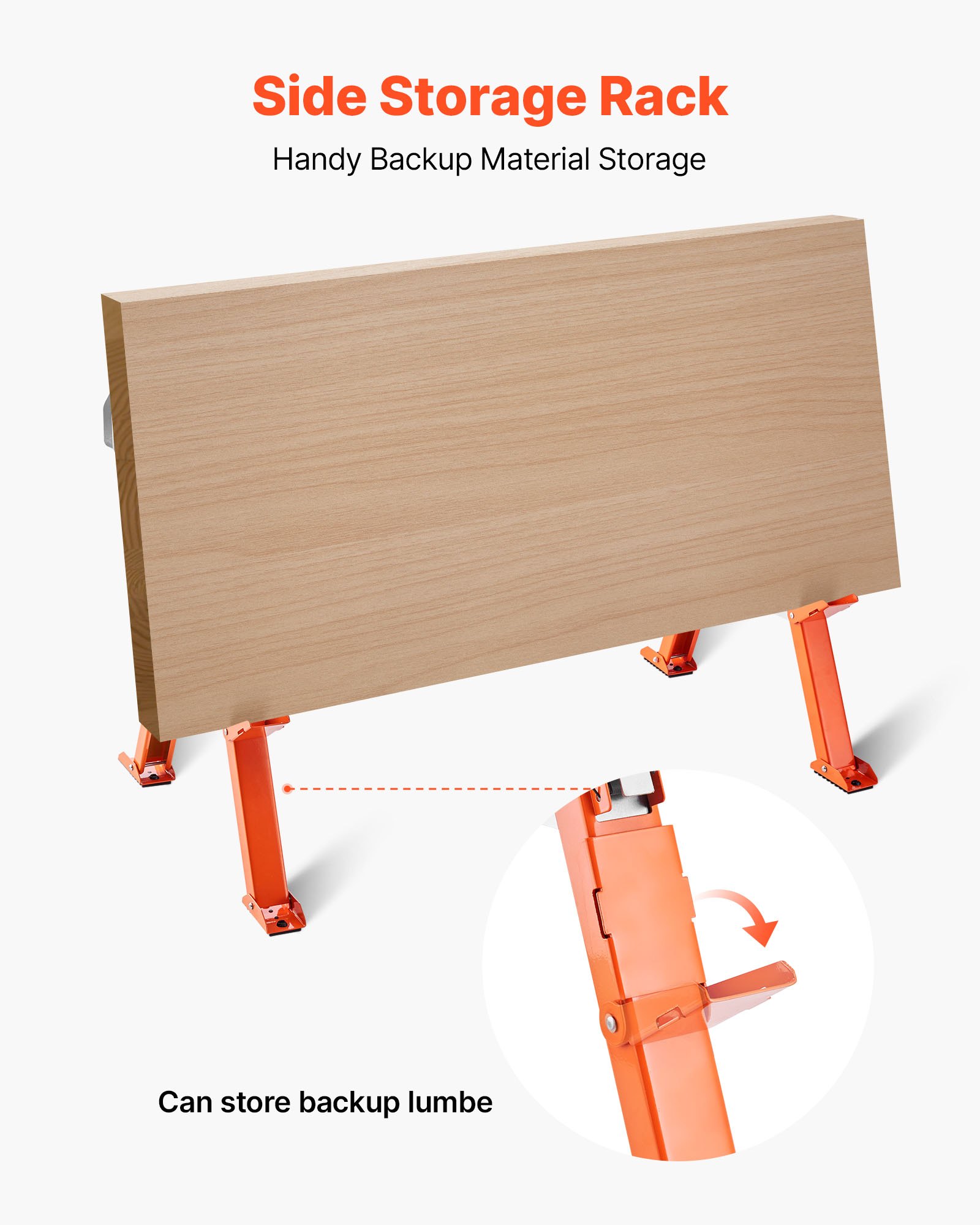 Πάγκος εργασίας VEVOR Saw Horses 2 τεμαχίων βαρέως τύπου, ρυθμιζόμενο ύψος φορτίου 1800 λίβρες Πάγκος εργασίας VEVOR Saw Horses 2 τεμαχίων βαρέως τύπου, ρυθμιζόμενο ύψος φορτίου 1800 λίβρες