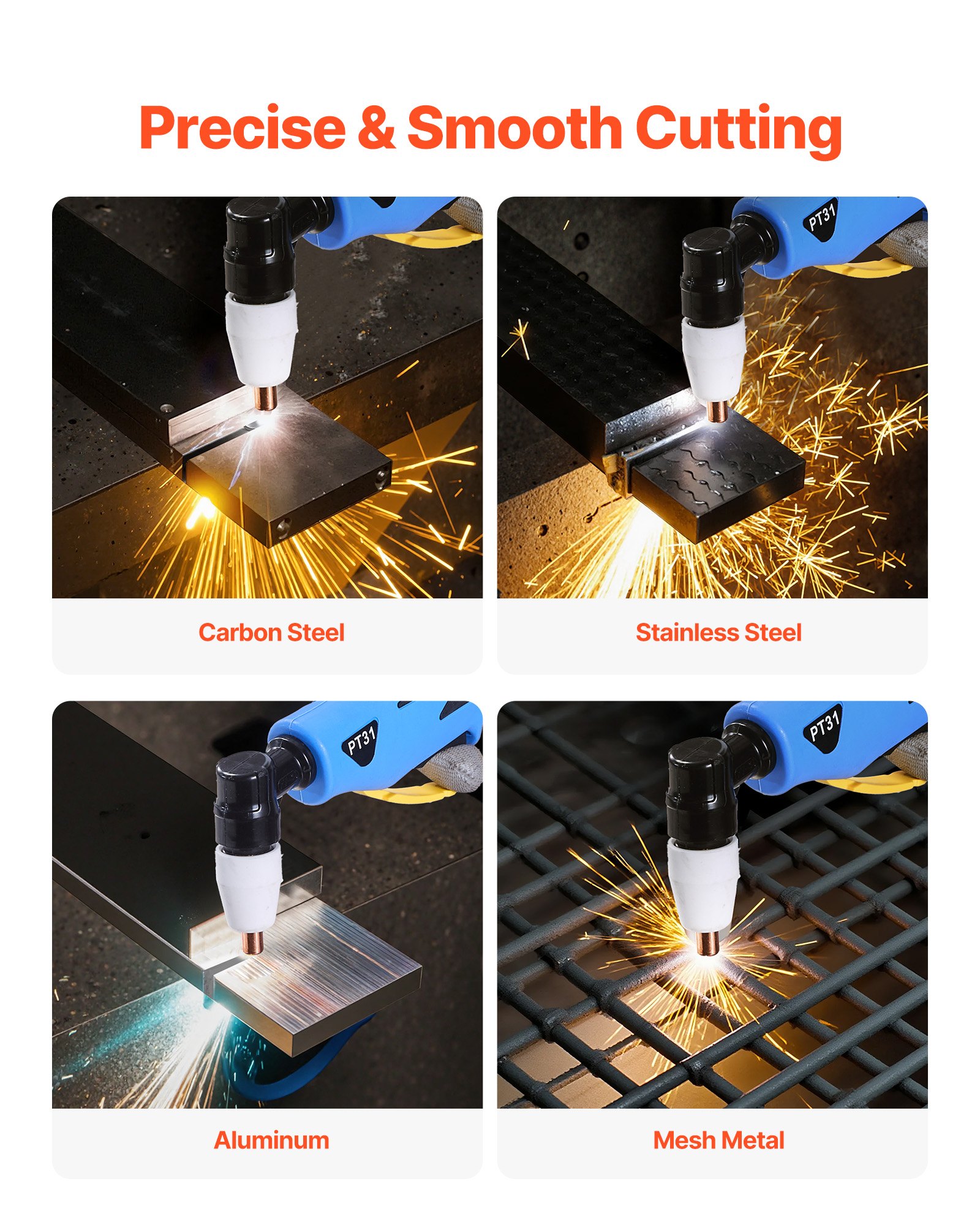 Κόφτης Πλάσματος VEVOR, Μηχανή κοπής πλάσματος 50A, Μηχανή κοπής IGBT Inverter ψηφιακής οθόνης 220V με λειτουργία 2T/4T & ρυθμιζόμενο χρόνο PA/PT για επισκευές στο σπίτι, εργαστήρια Κόφτης Πλάσματος VEVOR, Μηχανή κοπής πλάσματος 50A, Μηχανή κοπής IGBT Inverter ψηφιακής οθόνης 220V με λειτουργία 2T/4T & ρυθμιζόμενο χρόνο PA/PT για επισκευές στο σπίτι, εργαστήρια