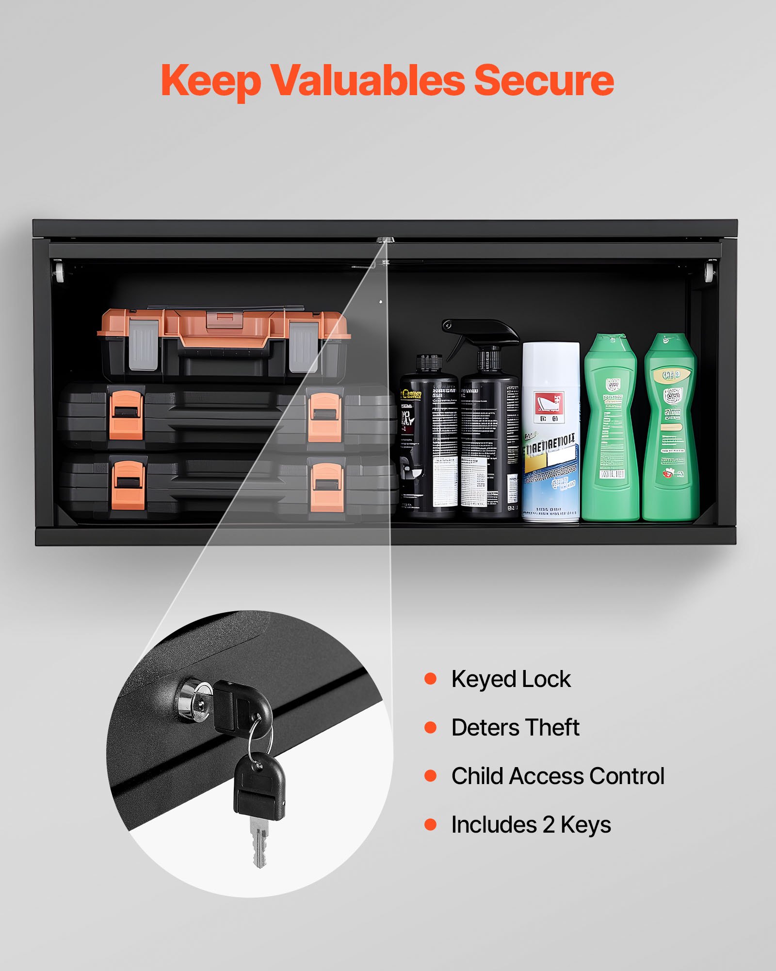 Μεταλλικό ντουλάπι τοίχου VEVOR, 77Π x 30,5Β x 35,6Υ cm, Πλωτό ντουλάπι εργαλείων γκαράζ με αναδιπλούμενη πόρτα, Φορτίο 54,5 kg ανά ράφι, Κατάλληλο για γκαράζ, υπόγειο, κουζίνα, αποθήκη, Απαιτείται συναρμολόγηση Μεταλλικό ντουλάπι τοίχου VEVOR, 77Π x 30,5Β x 35,6Υ cm, Πλωτό ντουλάπι εργαλείων γκαράζ με αναδιπλούμενη πόρτα, Φορτίο 54,5 kg ανά ράφι, Κατάλληλο για γκαράζ, υπόγειο, κουζίνα, αποθήκη, Απαιτείται συναρμολόγηση