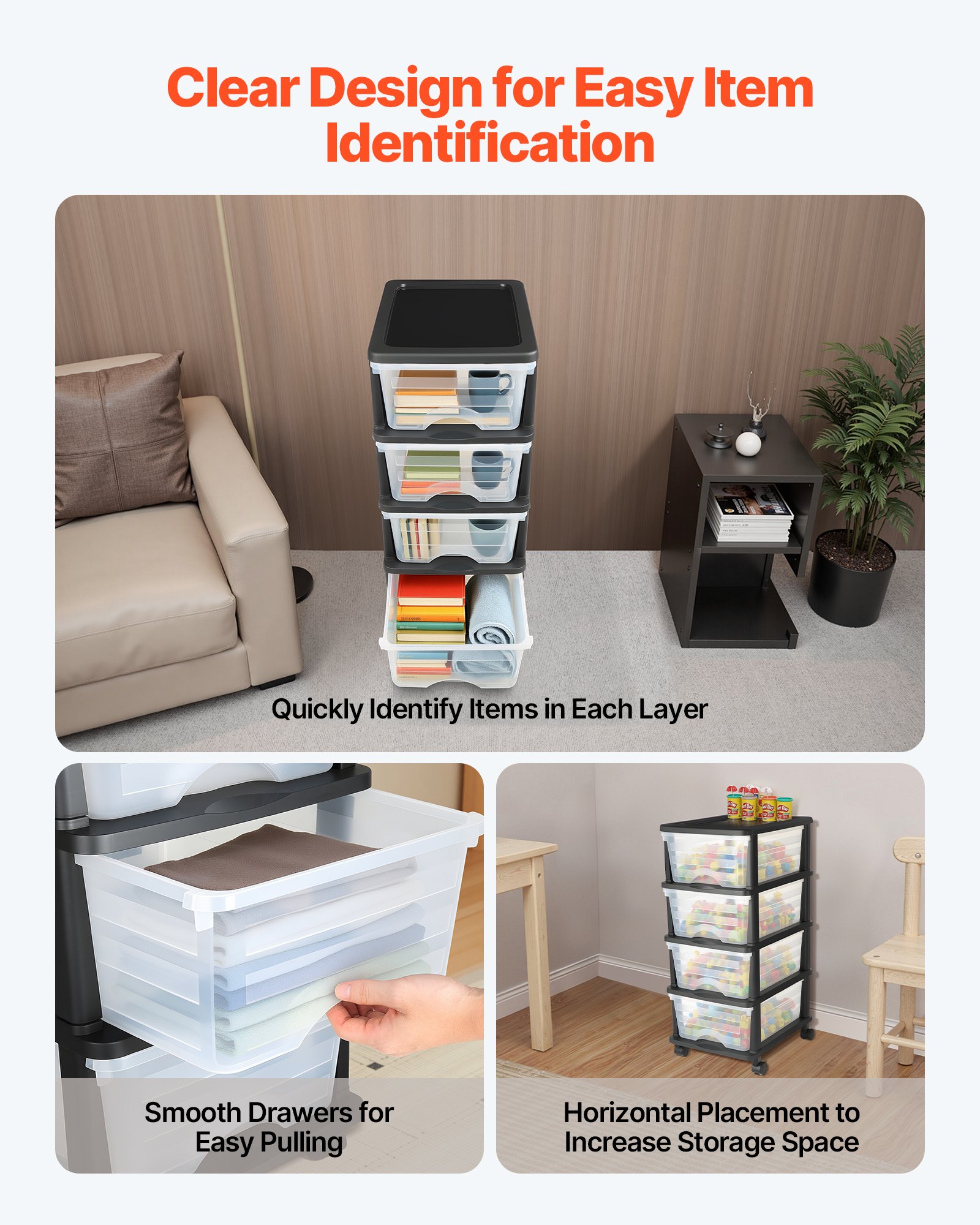 VEVOR Πλαστικά Συρτάρια Αποθήκευσης Καρότσι, Οργανωτής Αποθήκευσης 4 Συρταριών με Ρόδες, Οργάνωση Ντουλάπας με Ρόδες και Διαχωριστικά Αποθήκευσης, Οργανωτής Ντουλάπας Διαφανείς Κάδους για Είδη Γραφείου, Αίθουσες Χειροτεχνίας, Αίθουσες Τάξης VEVOR Πλαστικά Συρτάρια Αποθήκευσης Καρότσι, Οργανωτής Αποθήκευσης 4 Συρταριών με Ρόδες, Οργάνωση Ντουλάπας με Ρόδες και Διαχωριστικά Αποθήκευσης, Οργανωτής Ντουλάπας Διαφανείς Κάδους για Είδη Γραφείου, Αίθουσες Χειροτεχνίας, Αίθουσες Τάξης