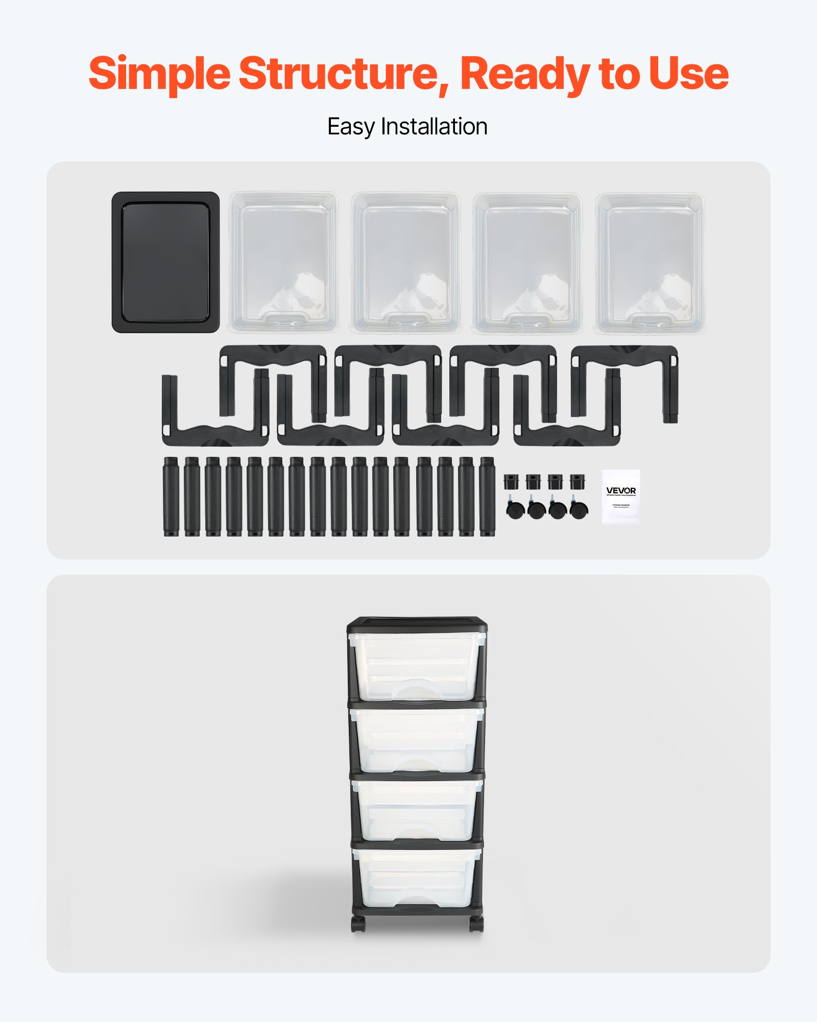 VEVOR Πλαστικά Συρτάρια Αποθήκευσης Καρότσι, Οργανωτής Αποθήκευσης 4 Συρταριών με Ρόδες, Οργάνωση Ντουλάπας με Ρόδες και Διαχωριστικά Αποθήκευσης, Οργανωτής Ντουλάπας Διαφανείς Κάδους για Είδη Γραφείου, Αίθουσες Χειροτεχνίας, Αίθουσες Τάξης VEVOR Πλαστικά Συρτάρια Αποθήκευσης Καρότσι, Οργανωτής Αποθήκευσης 4 Συρταριών με Ρόδες, Οργάνωση Ντουλάπας με Ρόδες και Διαχωριστικά Αποθήκευσης, Οργανωτής Ντουλάπας Διαφανείς Κάδους για Είδη Γραφείου, Αίθουσες Χειροτεχνίας, Αίθουσες Τάξης
