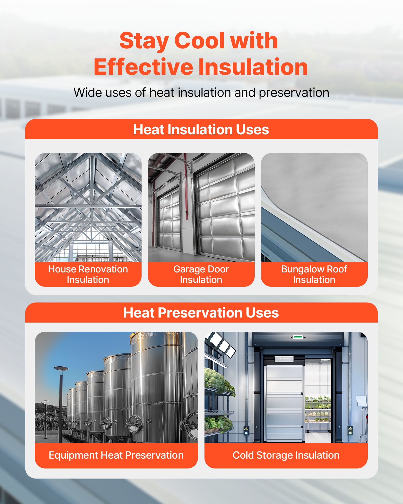 Ρολό διπλής ανακλαστικότητας μόνωσης VEVOR, μη διάτρητο φράγμα ακτινοβολίας από υφασμένο ύφασμα, 0,15mm 38,1mx 1,22m, Θερμοανακλαστική ασπίδα διπλής όψης από φύλλο αλουμινίου, Ρολό θερμομόνωσης για στέγη παραθύρου Ρολό διπλής ανακλαστικότητας μόνωσης VEVOR, μη διάτρητο φράγμα ακτινοβολίας από υφασμένο ύφασμα, 0,15mm 38,1mx 1,22m, Θερμοανακλαστική ασπίδα διπλής όψης από φύλλο αλουμινίου, Ρολό θερμομόνωσης για στέγη παραθύρου