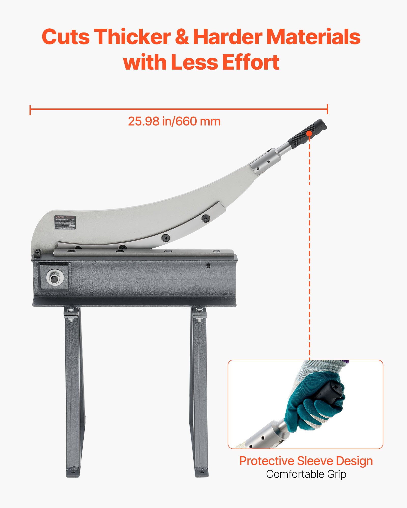 Ψαλίδι γκιλοτίνας VEVOR, Πλάτος καρίνας 500 mm, Χειροκίνητο ψαλίδι πλάκας χειρός για επεξεργασία μεταλλικών φύλλων, με υλικό Q235, Υψηλής ακρίβειας, Βάση, για PCB, Αλουμίνιο, Χάλυβας, Χαλκός, Πλαστικό Ψαλίδι γκιλοτίνας VEVOR, Πλάτος καρίνας 500 mm, Χειροκίνητο ψαλίδι πλάκας χειρός για επεξεργασία μεταλλικών φύλλων, με υλικό Q235, Υψηλής ακρίβειας, Βάση, για PCB, Αλουμίνιο, Χάλυβας, Χαλκός, Πλαστικό