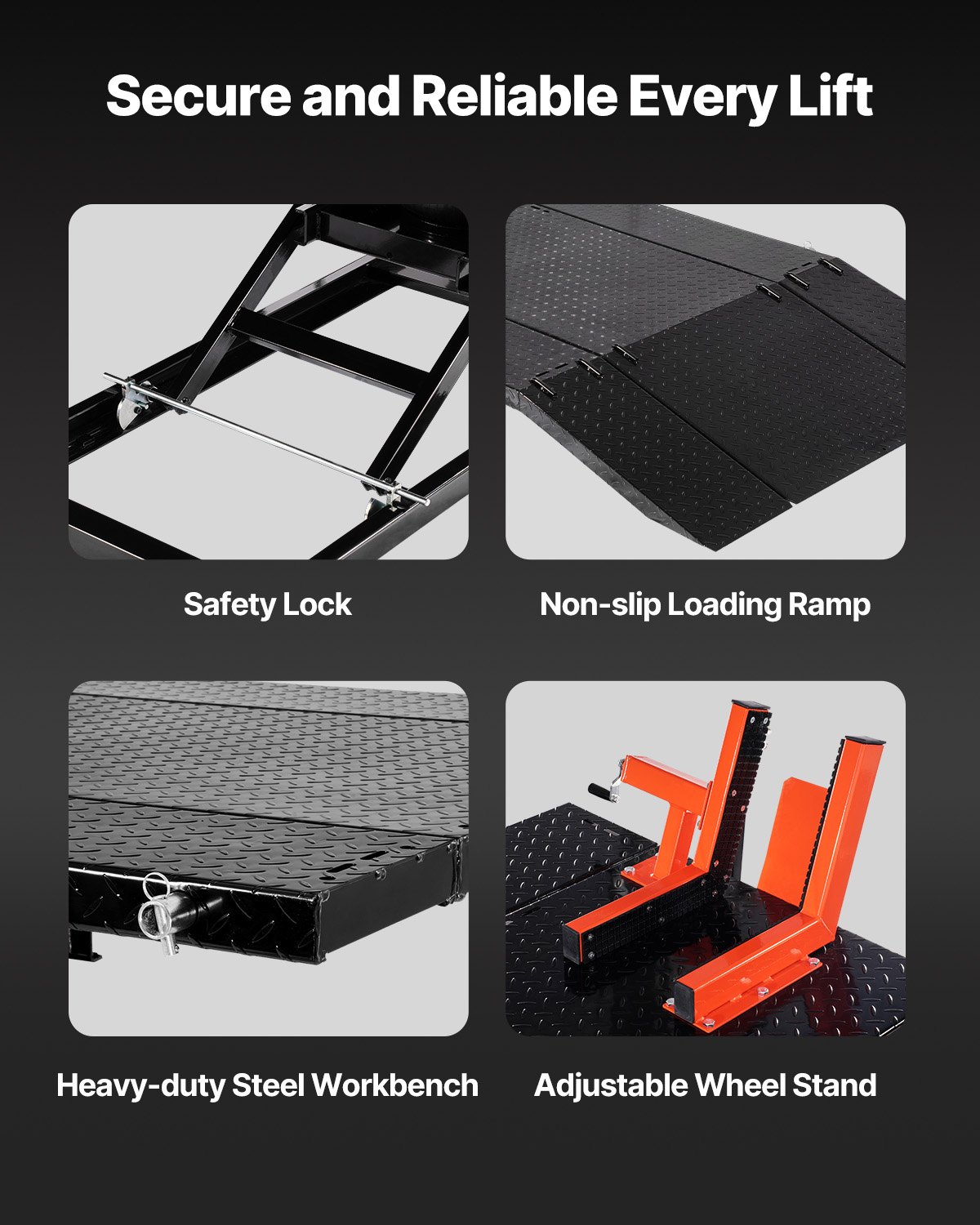 Τραπέζι ανύψωσης μοτοσικλέτας VEVOR, χωρητικότητα βάρους 1500 λίβρες, πνευματικός γρύλος μοτοσικλέτας, εύρος ύψους 8,6-31 ίντσες, βάση επισκευής ποδηλάτου βαρέως τύπου με αφαιρούμενο πάγκο εργασίας, πλατφόρμα επισκευής για ATV, μοτοσικλέτα για χωματόδρομους Τραπέζι ανύψωσης μοτοσικλέτας VEVOR, χωρητικότητα βάρους 1500 λίβρες, πνευματικός γρύλος μοτοσικλέτας, εύρος ύψους 8,6-31 ίντσες, βάση επισκευής ποδηλάτου βαρέως τύπου με αφαιρούμενο πάγκο εργασίας, πλατφόρμα επισκευής για ATV, μοτοσικλέτα για χωματόδρομους