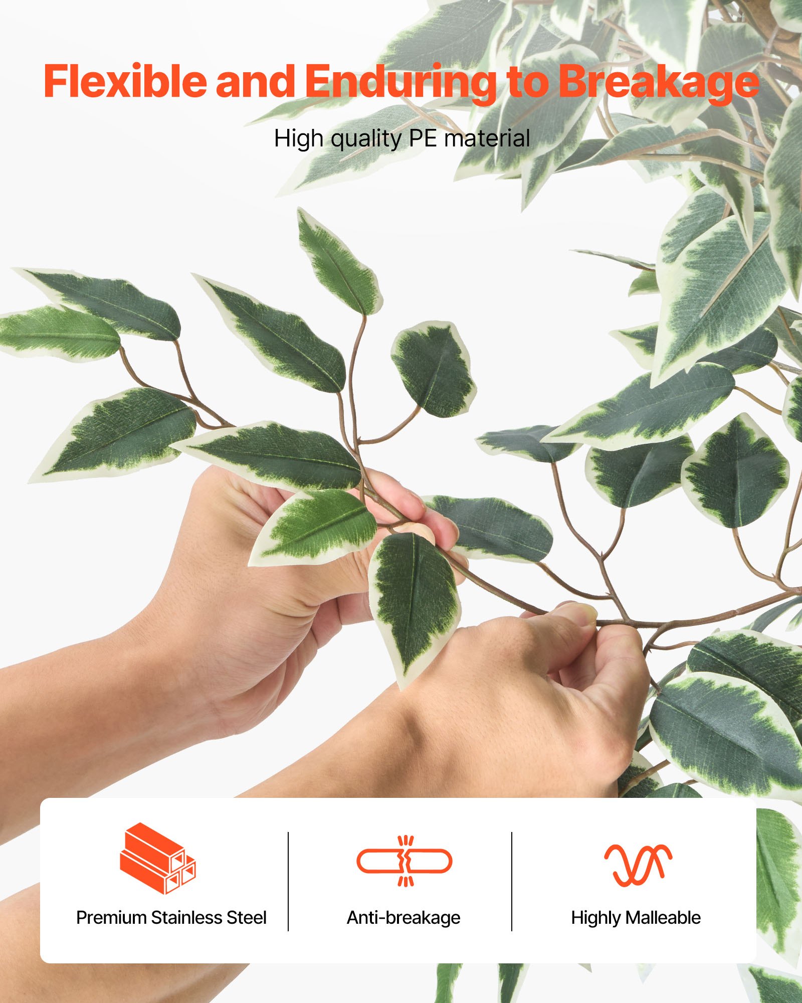 Τεχνητός Φίκος VEVOR 180cm με Μαύρη Γλάστρα, Ψηλό Φυτό Ψεύτικου Φίκου με Φυσικό Ξύλινο Κορμό και Ρεαλιστικά Πράσινα Φύλλα, Εσωτερικό Ψεύτικο Μεταξωτό Δέντρο για Σπίτι, Γραφείο, Σαλόνι ή Γωνιακή Διακόσμηση Τεχνητός Φίκος VEVOR 180cm με Μαύρη Γλάστρα, Ψηλό Φυτό Ψεύτικου Φίκου με Φυσικό Ξύλινο Κορμό και Ρεαλιστικά Πράσινα Φύλλα, Εσωτερικό Ψεύτικο Μεταξωτό Δέντρο για Σπίτι, Γραφείο, Σαλόνι ή Γωνιακή Διακόσμηση