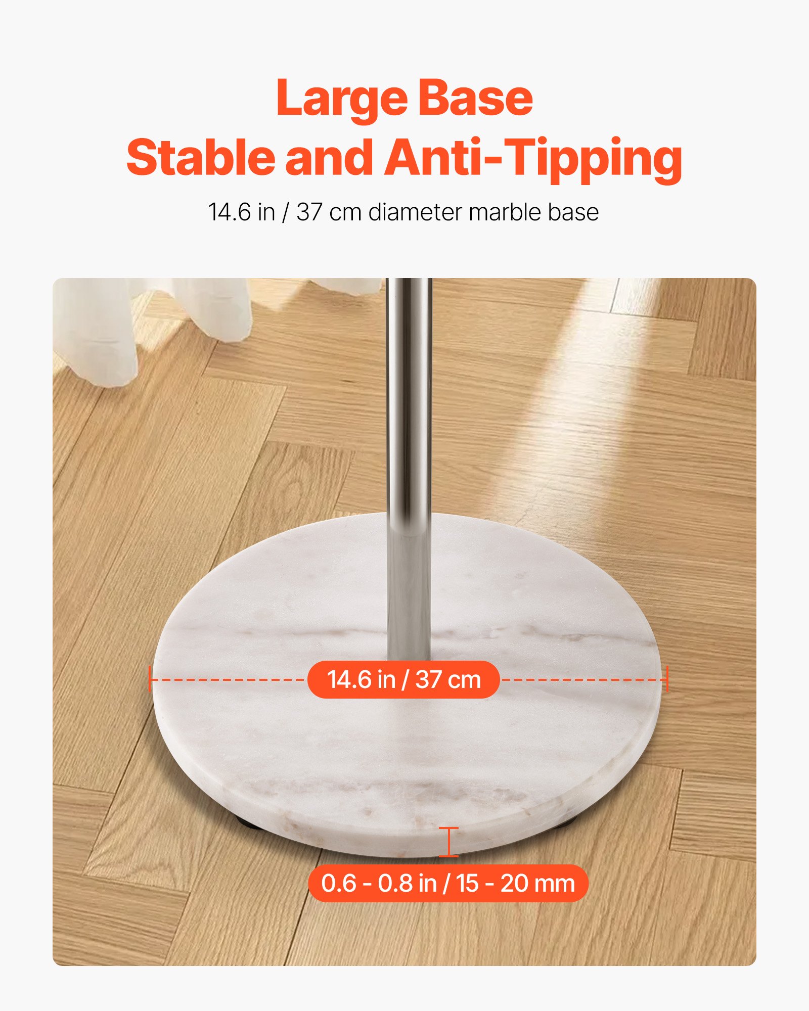 Κρεμάστρα VEVOR, Ανεξάρτητη Βάση για Ράφτες με Σταθερή Μαρμάρινη Βάση & 8 Γάντζους, Ελεύθερη Κρεμάστρα για Ρούχα για Είσοδο, Υπνοδωμάτιο, Γραφείο, Σαλόνι, Μοντέρνα Κρεμάστρα Ρούχων για Παλτά, Καπέλα, Τσάντες Κρεμάστρα VEVOR, Ανεξάρτητη Βάση για Ράφτες με Σταθερή Μαρμάρινη Βάση & 8 Γάντζους, Ελεύθερη Κρεμάστρα για Ρούχα για Είσοδο, Υπνοδωμάτιο, Γραφείο, Σαλόνι, Μοντέρνα Κρεμάστρα Ρούχων για Παλτά, Καπέλα, Τσάντες